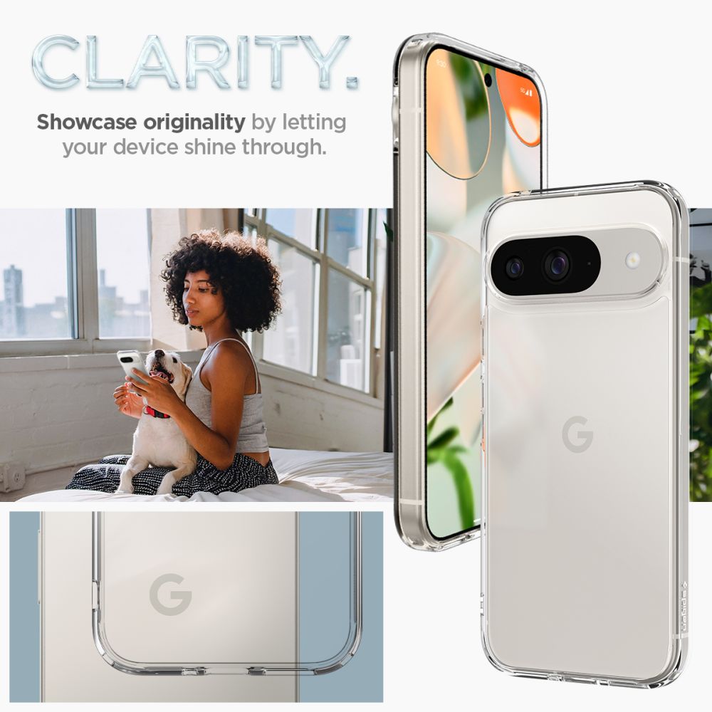 Case Ultra Hybrid Google Pixel 9 Crystal Clear