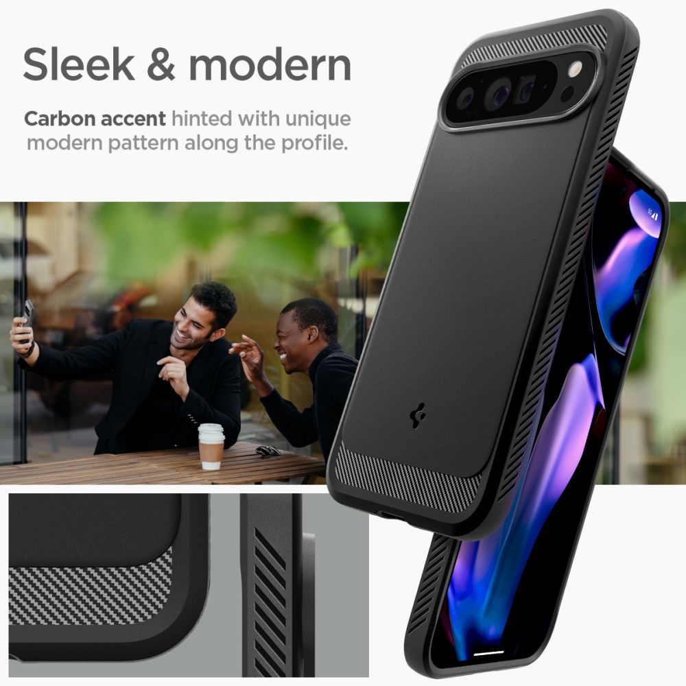 Case Rugged Armor Google Pixel 9 Pro XL Black