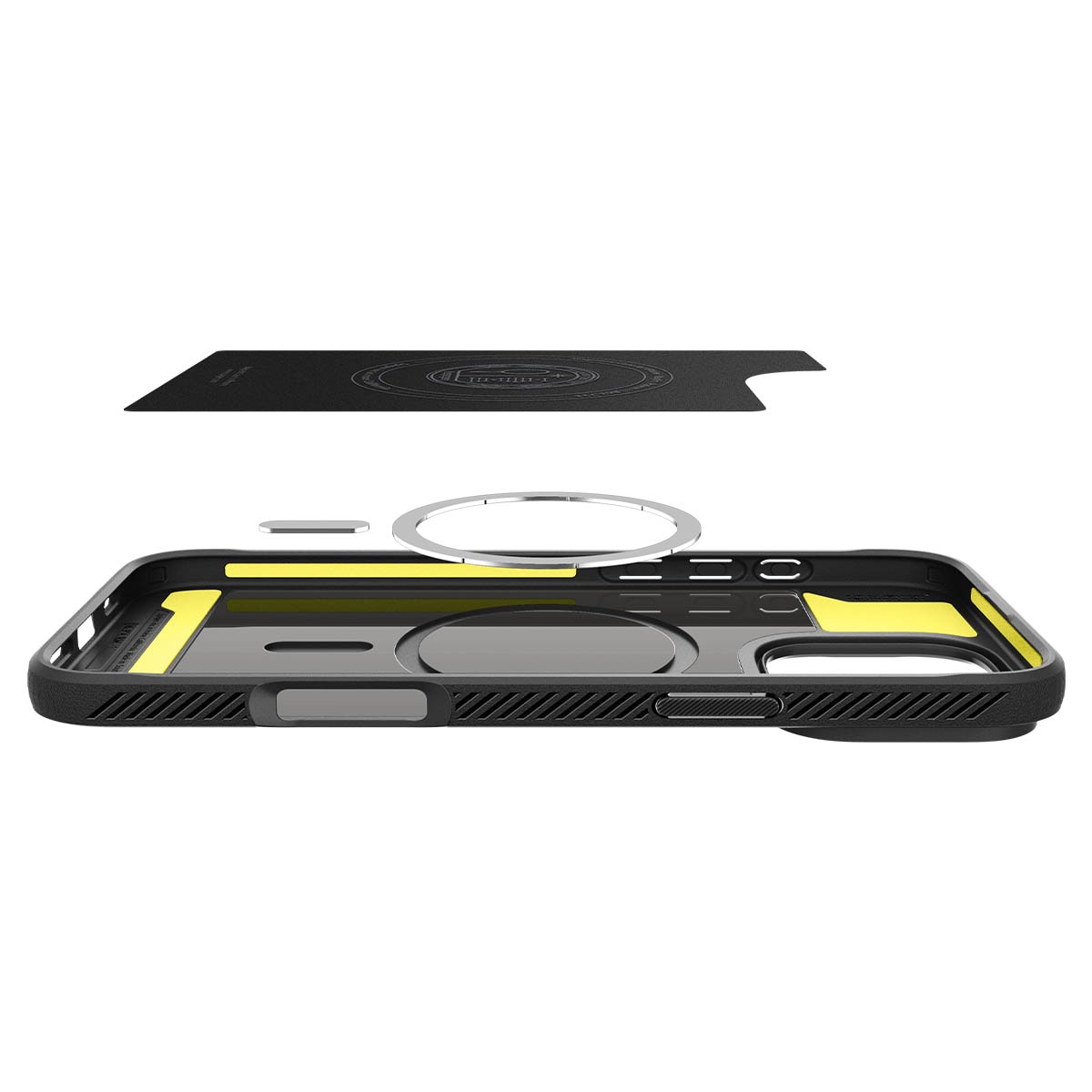 Case Rugged Armor MagSafe iPhone 16 Pro Black