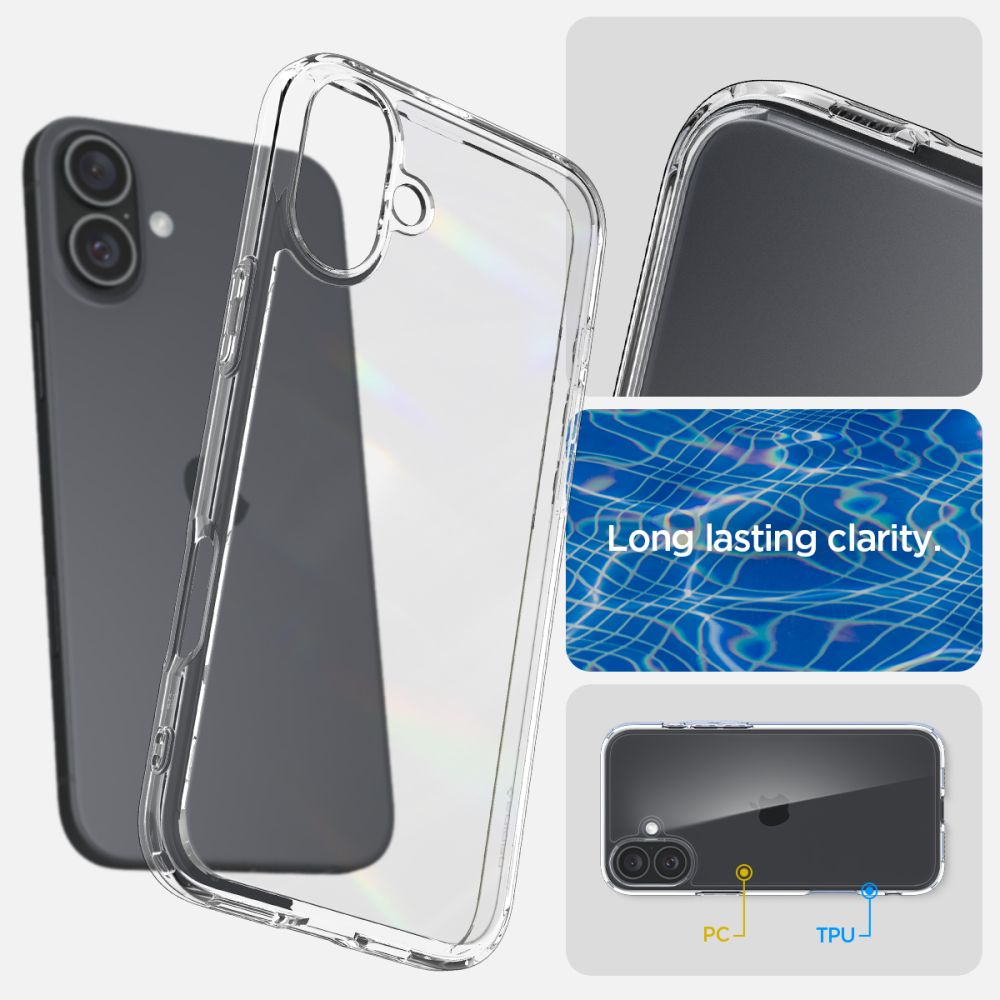 Case Ultra Hybrid iPhone 16 Plus Crystal Clear