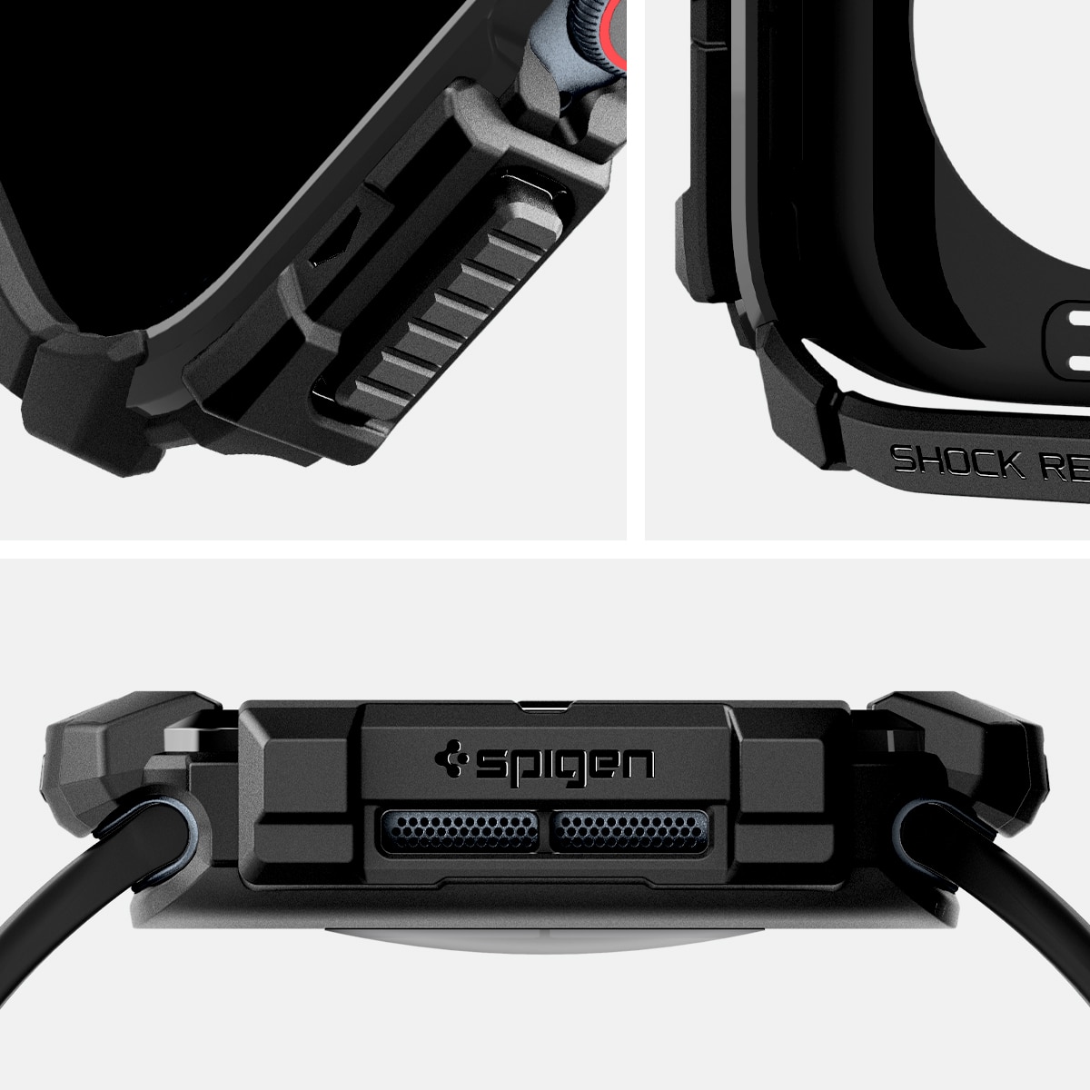 Case Rugged Armor Apple Watch Series 10 46mm Black