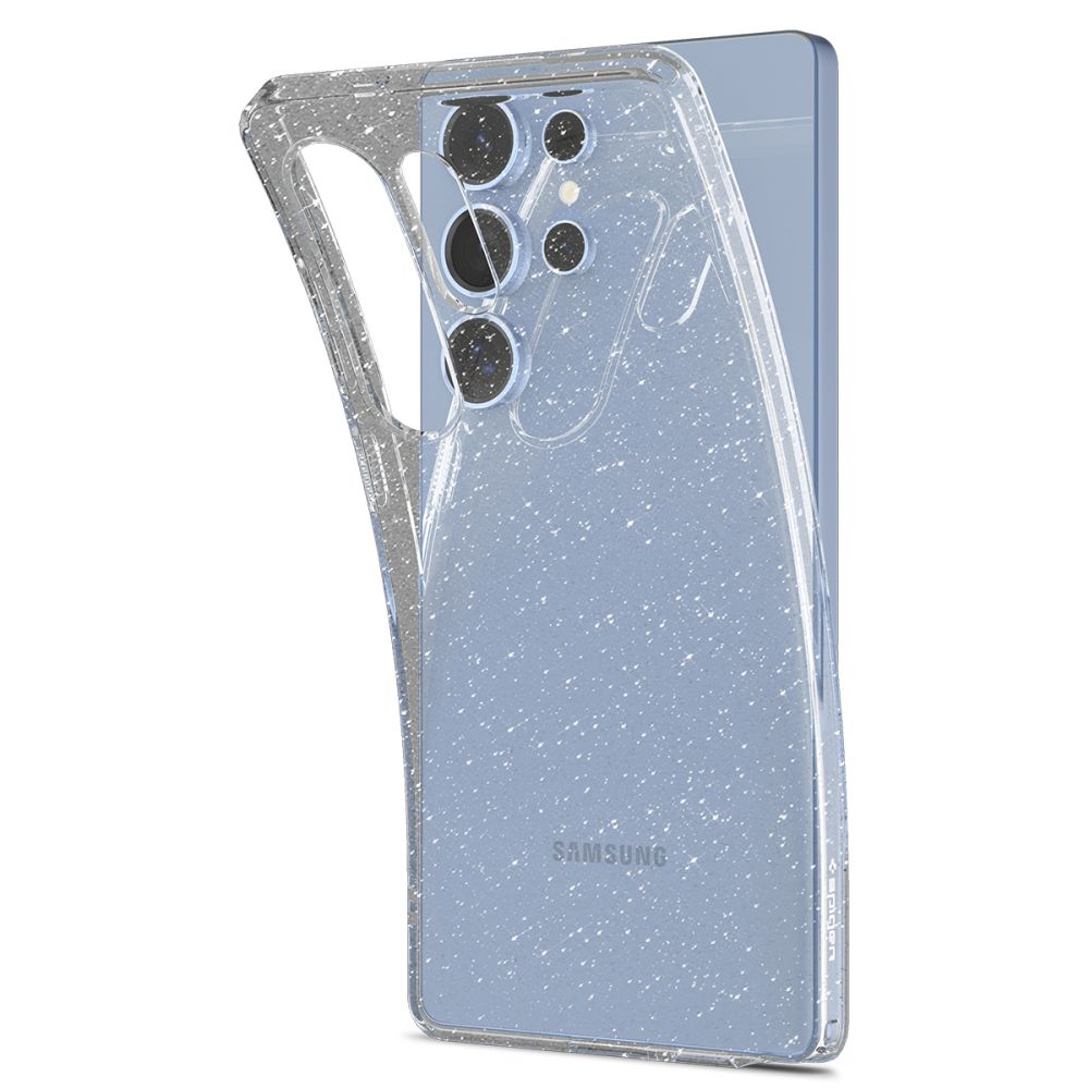 Case Liquid Crystal Samsung Galaxy S25 Ultra Crystal Glitter Clear