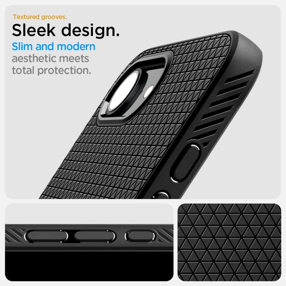 Case Liquid Air iPhone 16e Matte Black