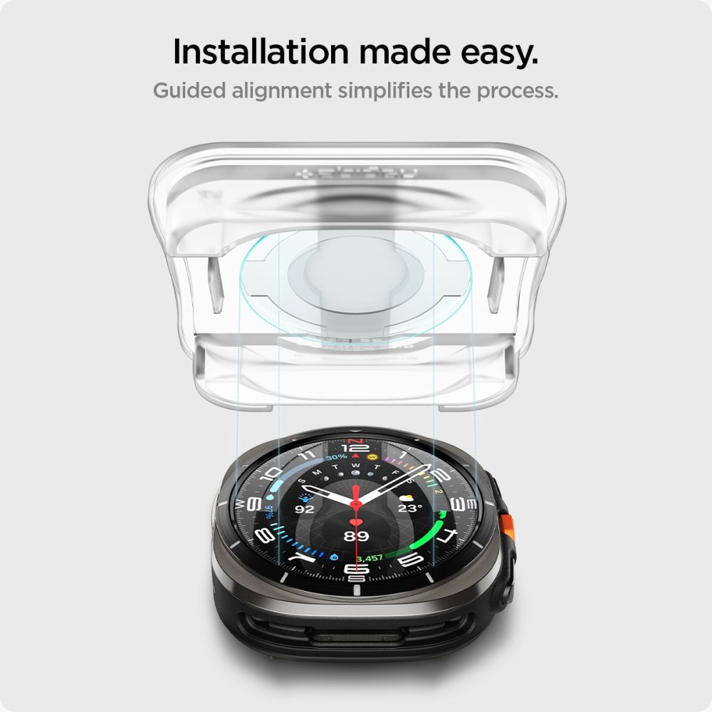 Screen Protector EZ Fit GLAS.tR (2 Stück) Samsung Galaxy Watch Ultra 47mm