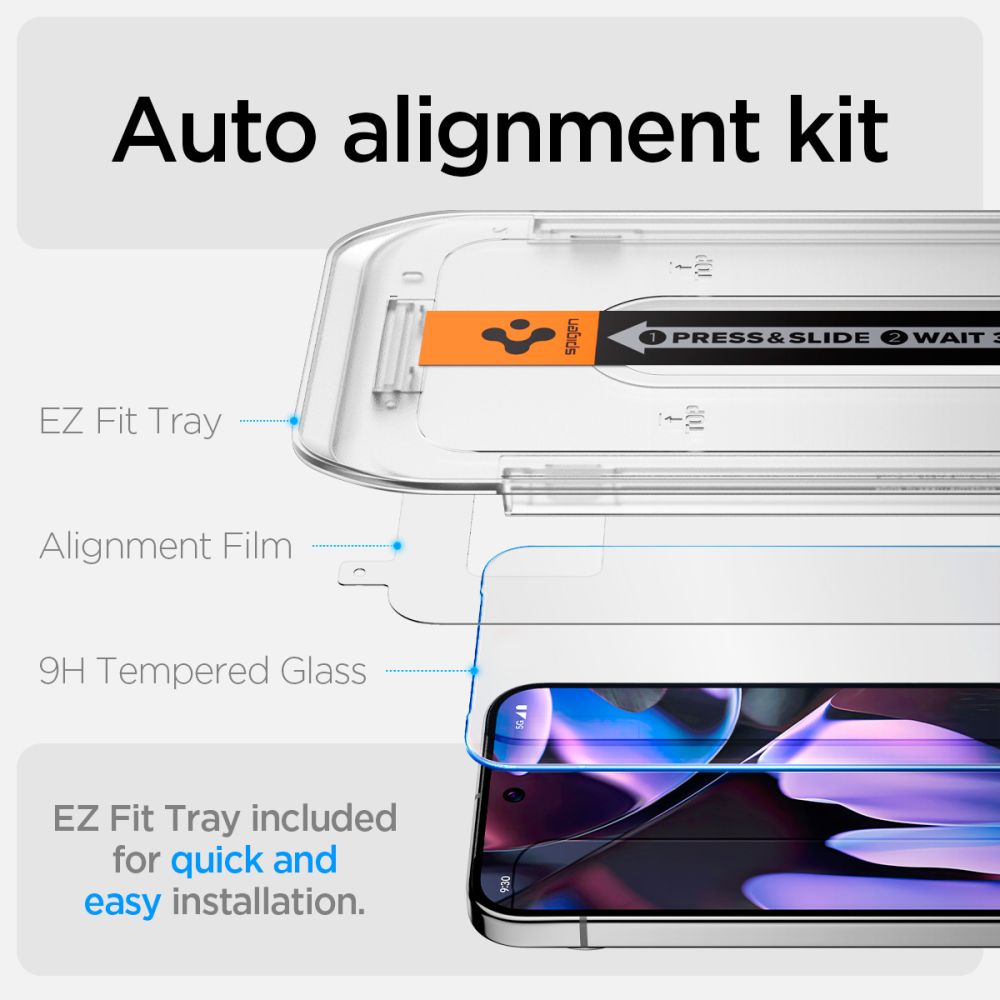 Screen Protector GLAS.tR EZ Fit (2 Stück) Google Pixel 9 Pro