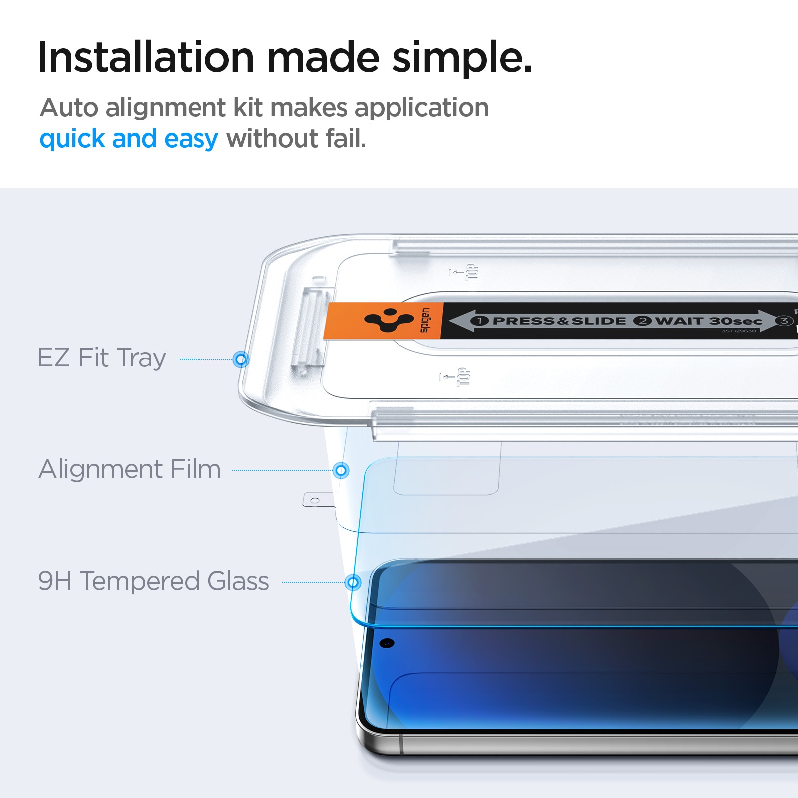 Screen Protector GLAS.tR EZ Fit (2 Stück) Samsung Galaxy S24 FE