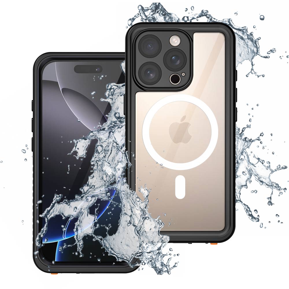 AMN Waterproof Case MagSafe iPhone 16 Pro Black