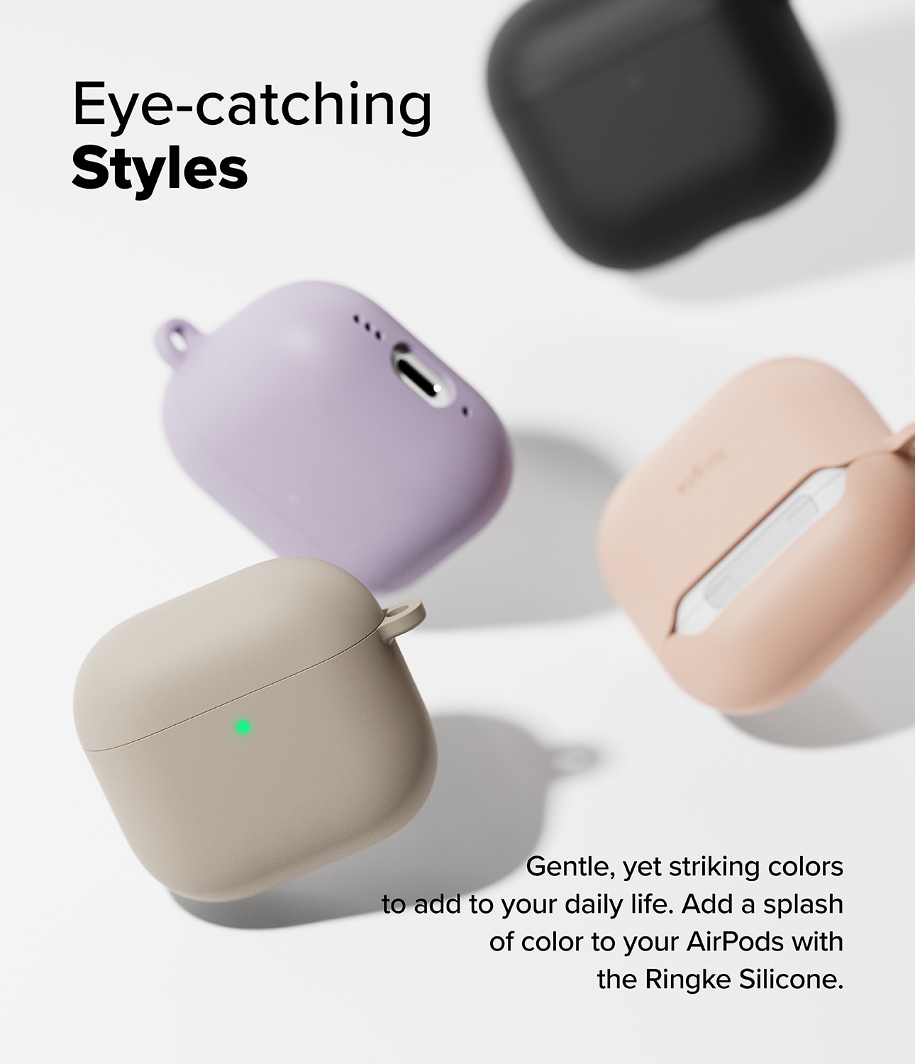 Silicone Hülle Apple AirPods 4 Light Purple