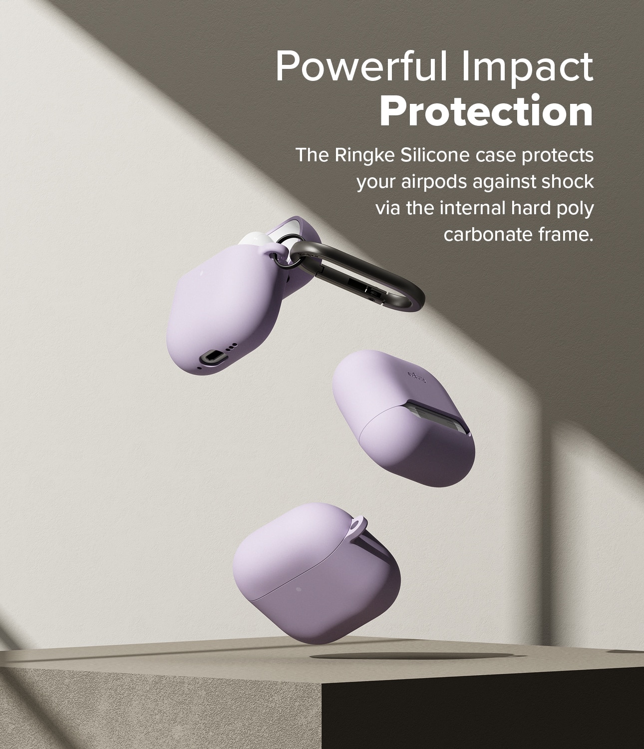 Silicone Hülle Apple AirPods 4 Light Purple