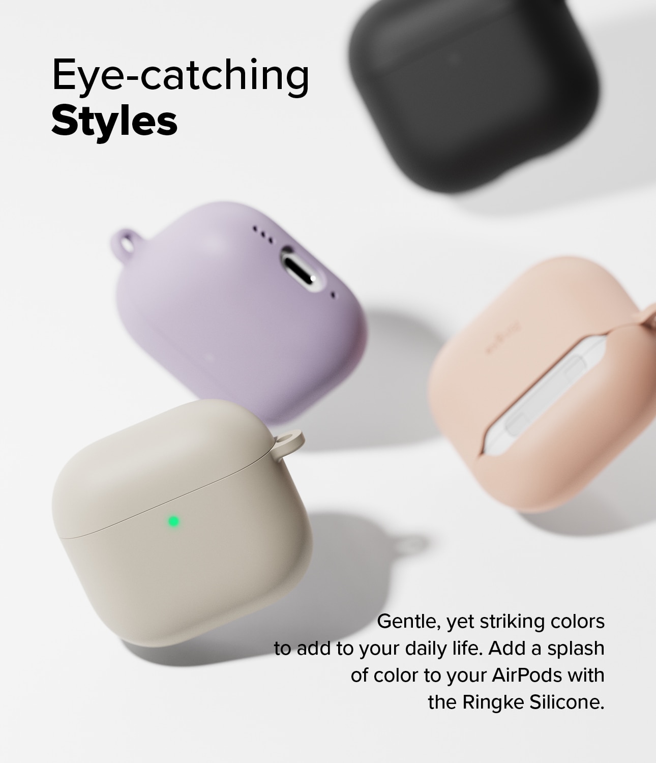 Silicone Hülle Apple AirPods 4 Stone