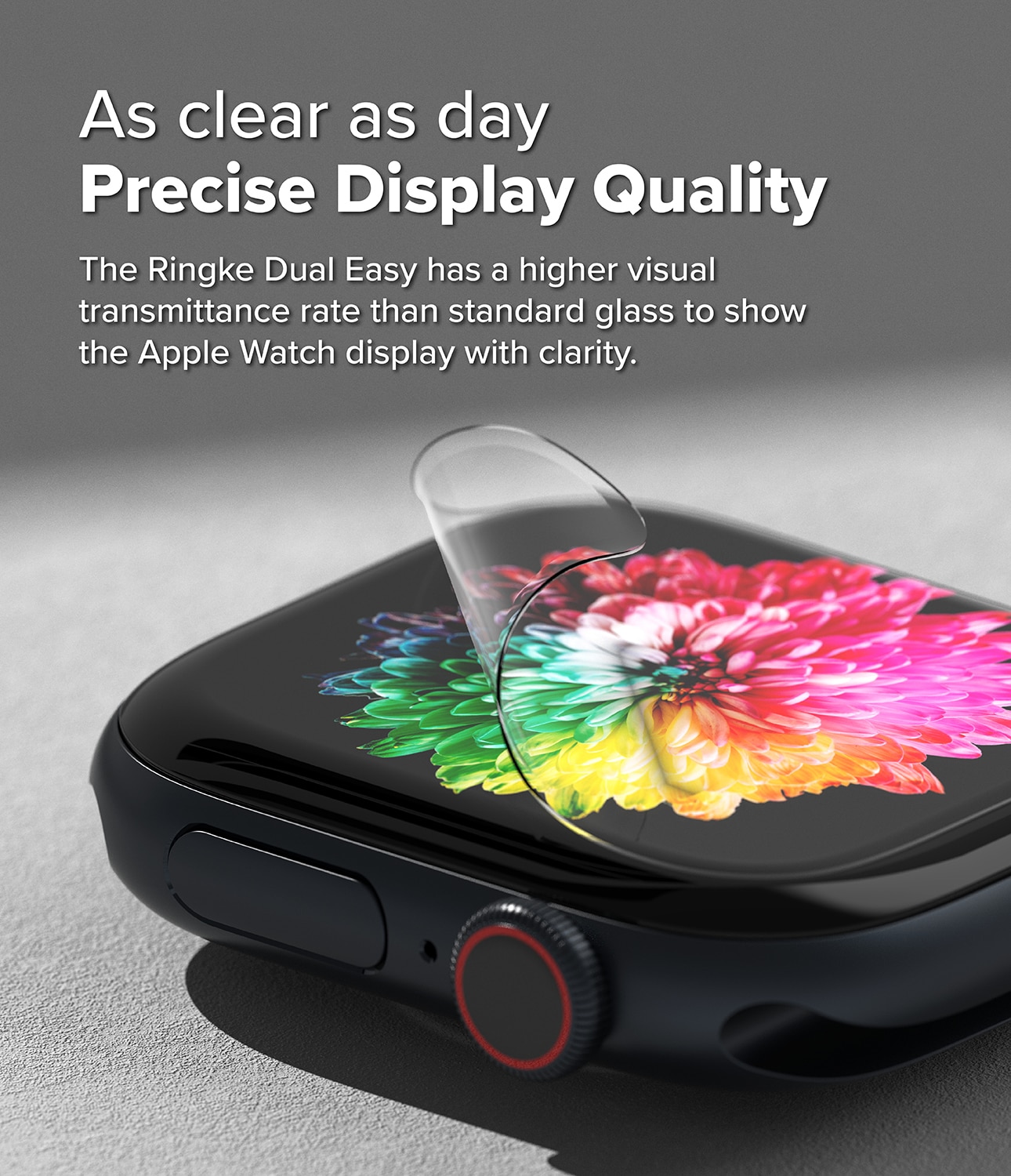 Tempered glass screen protector apple watch series 5 sale