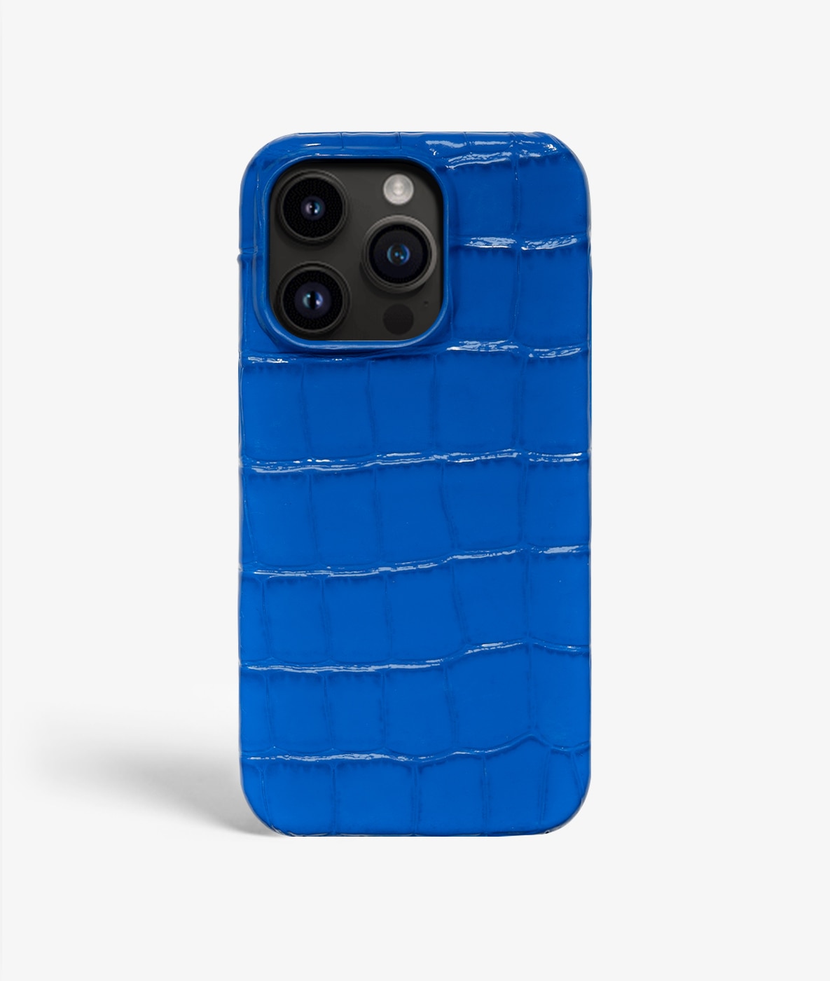 iPhone 14 Pro Max Hülle Croco Blue