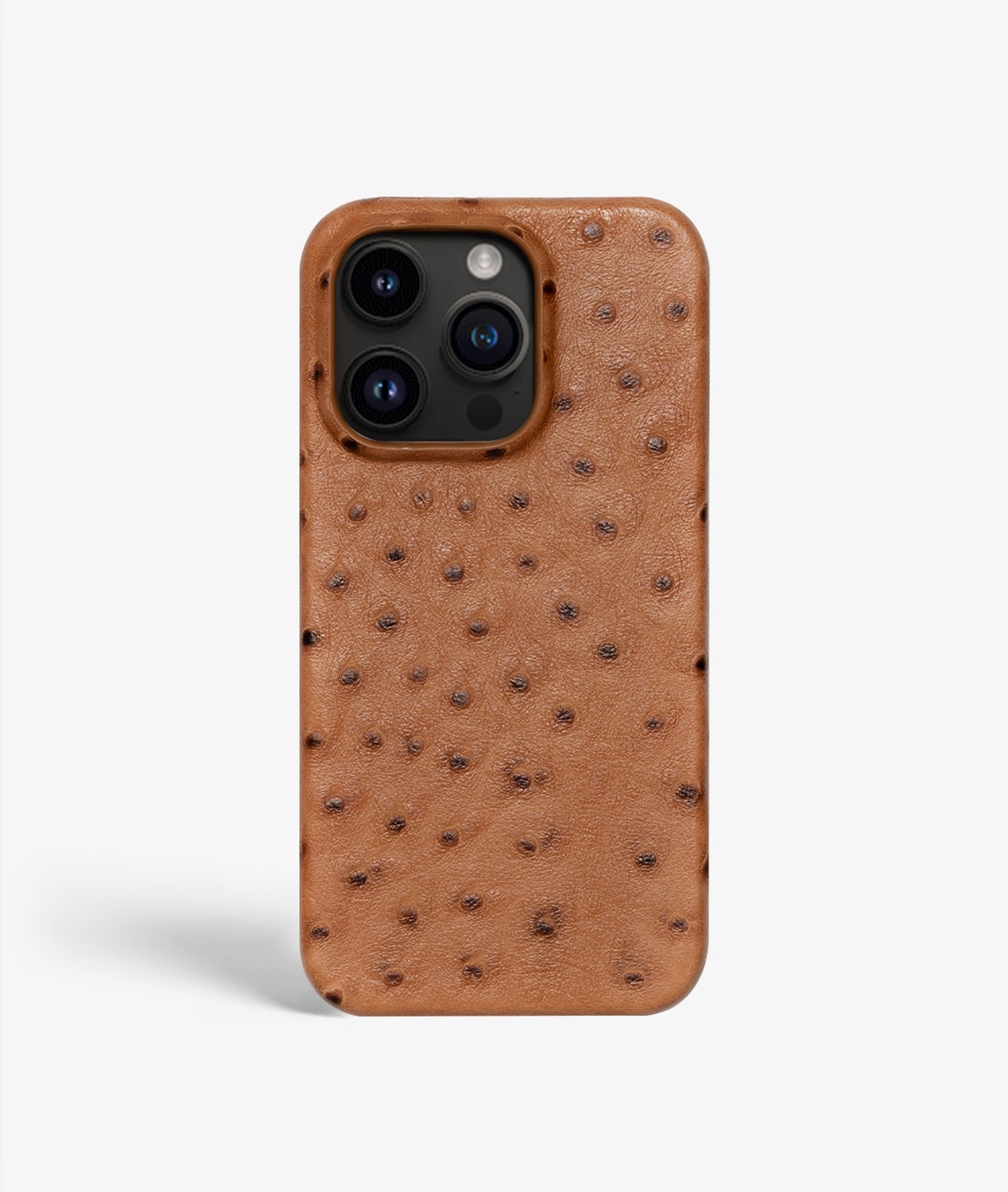 iPhone 13 Pro Hülle Ostrich Cognac