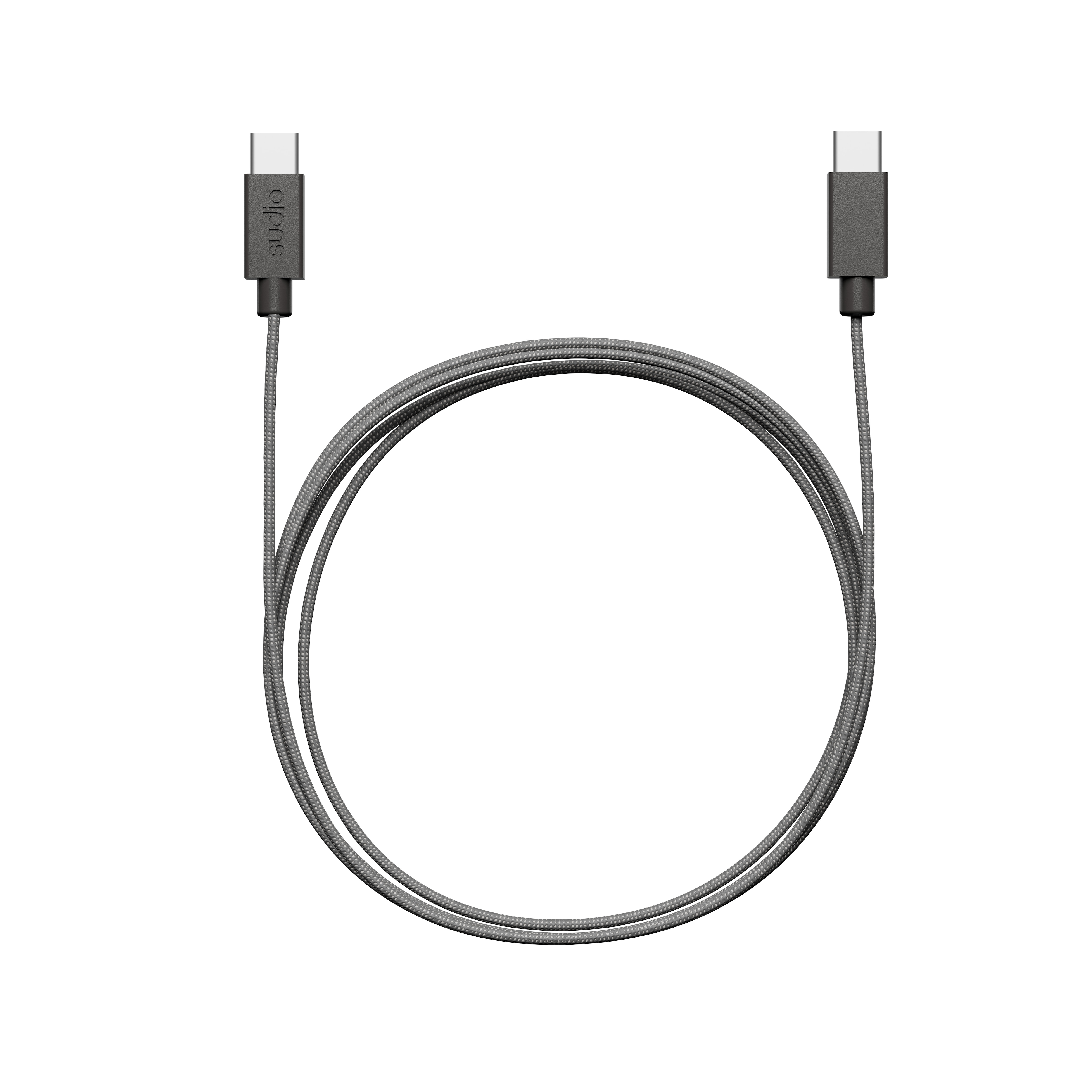 C1-C Ladekabel USB-C zu USB-C 1.8 m Schwarz