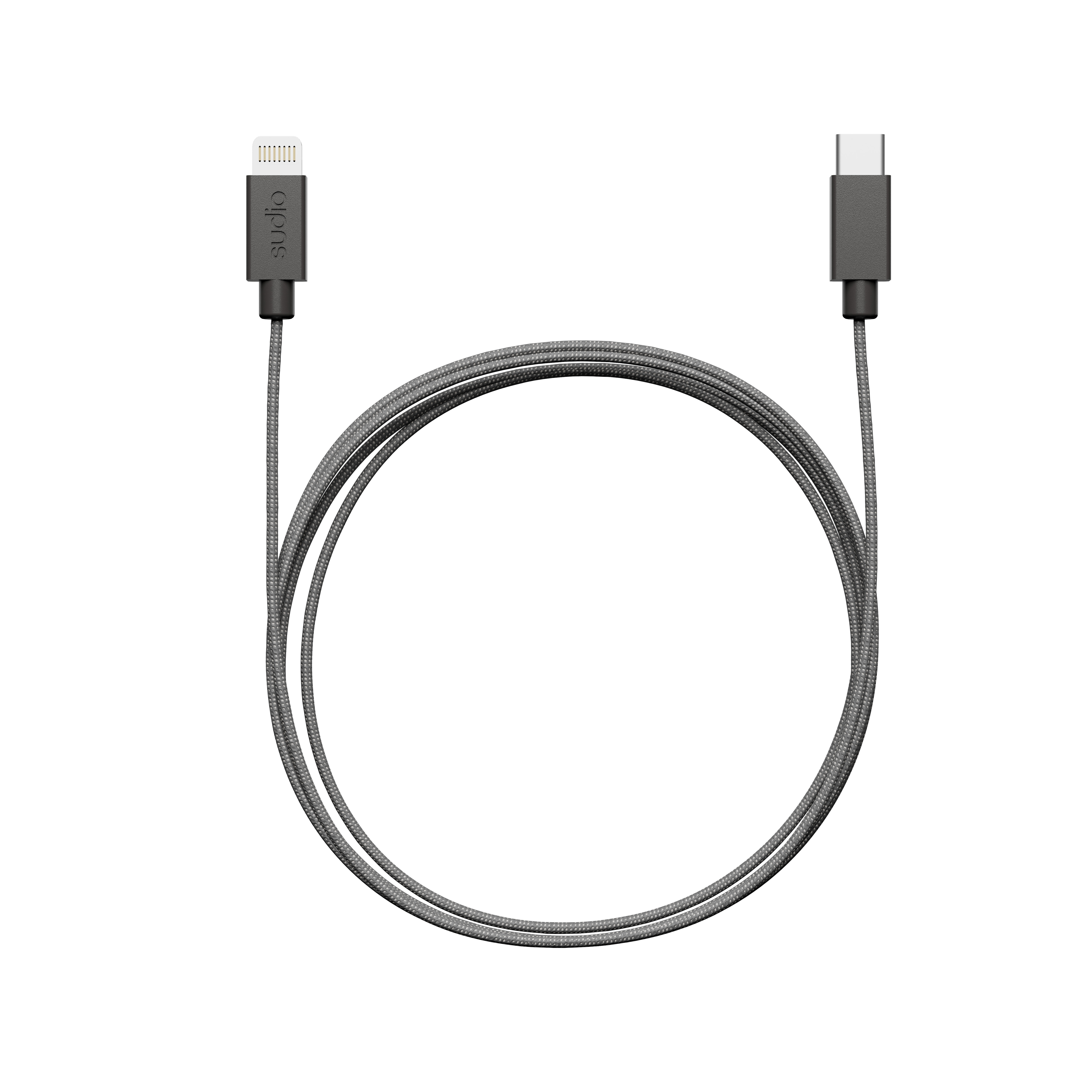 C1-L Ladekabel USB-C zu Lightning 1.8 m Schwarz