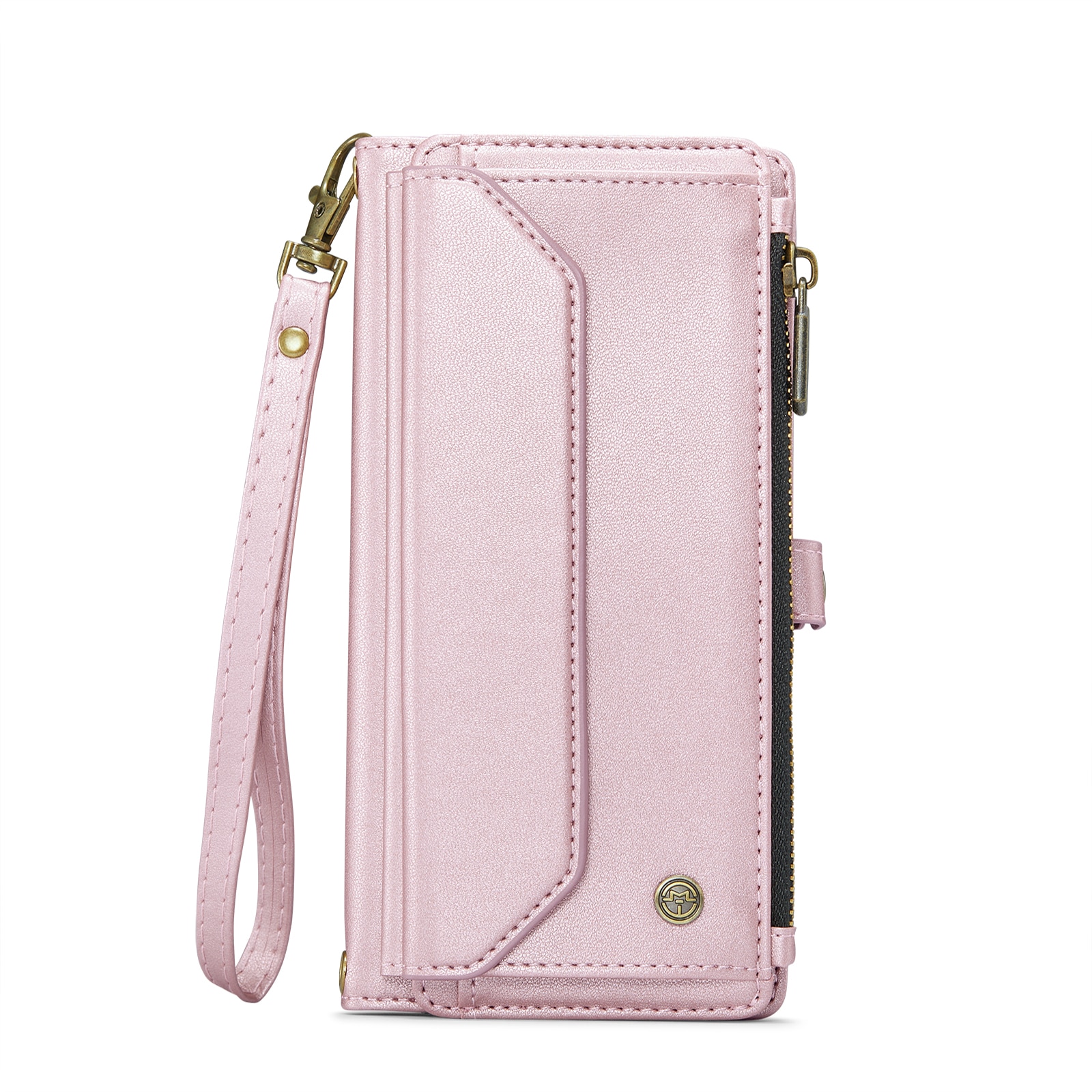 Brieftasche Hülle iPhone 15 Pro rosa