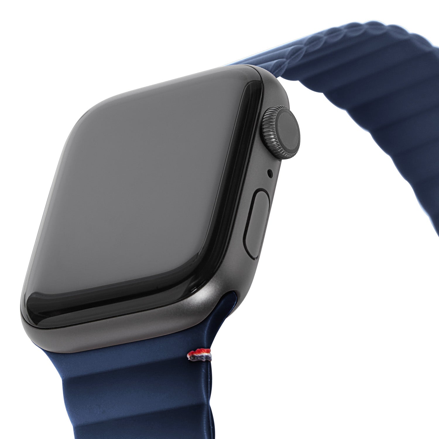 Apple Matte Navy 42/44/45/49 Traction Decoded Lite mm Strap Magnetic Silicone Watch