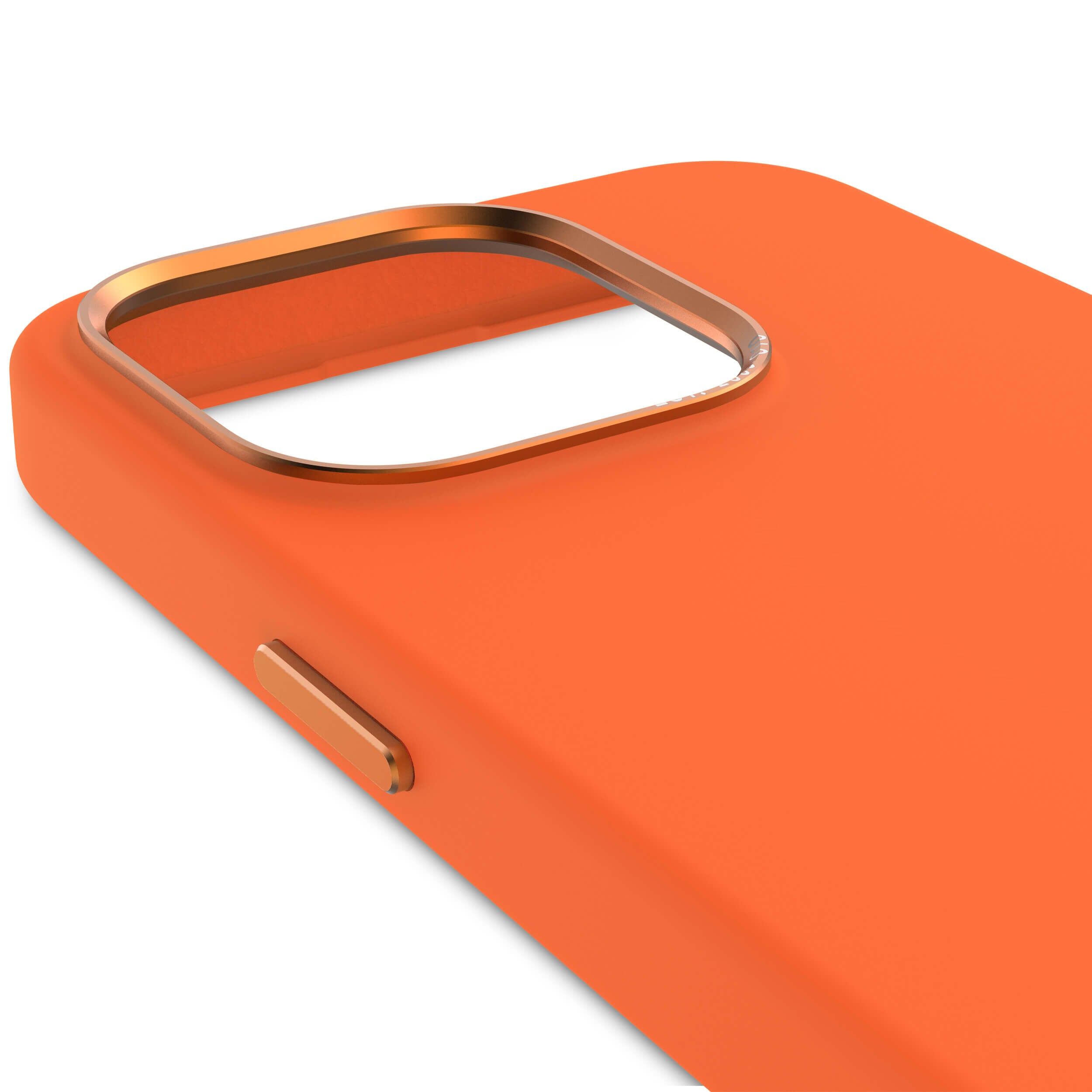 AntiMicrobial Silicone Back Cover iPhone 15 Pro Apricot