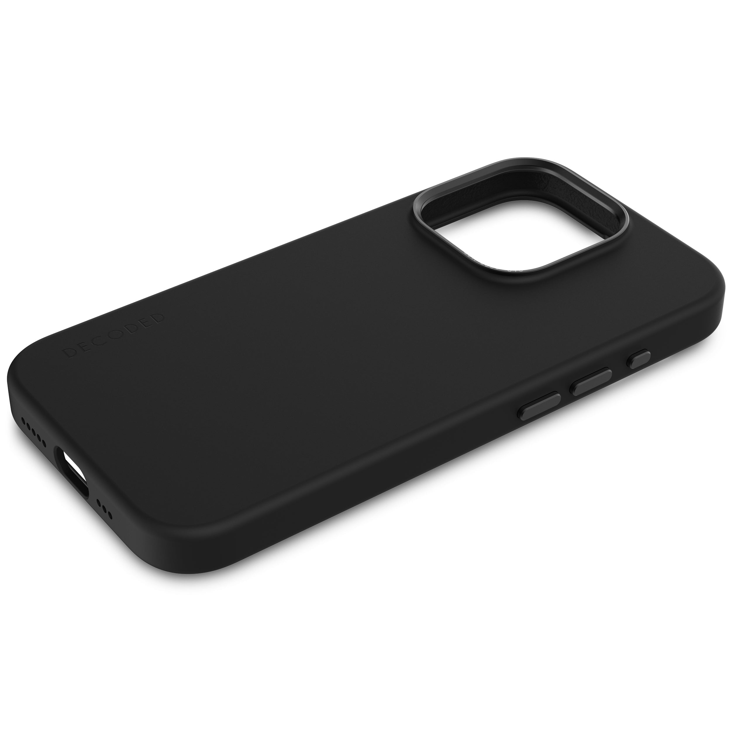 AntiMicrobial Silicone Back Cover iPhone 15 Pro Graphine