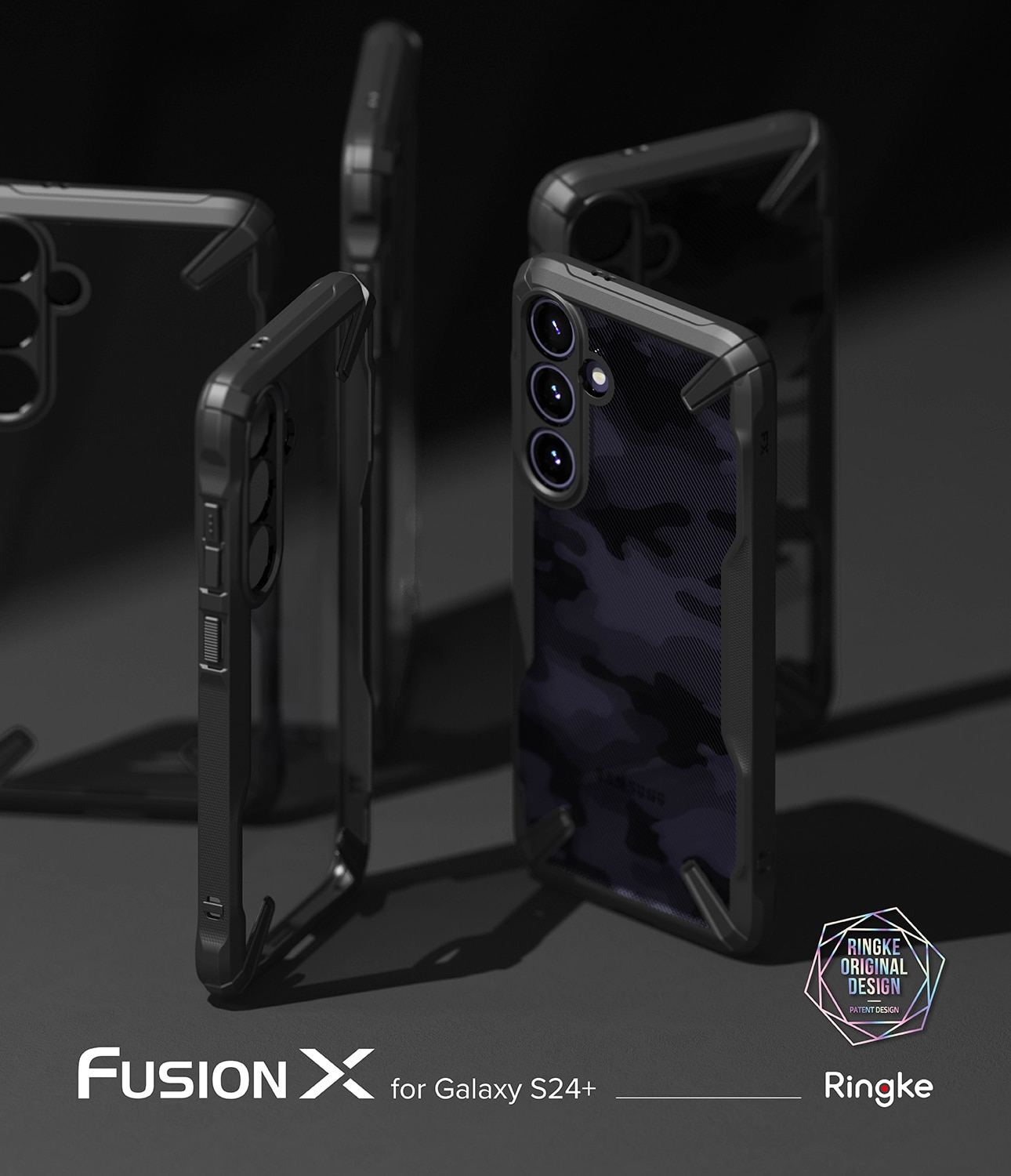 Fusion X Case Samsung Galaxy S24 Plus Schwarz