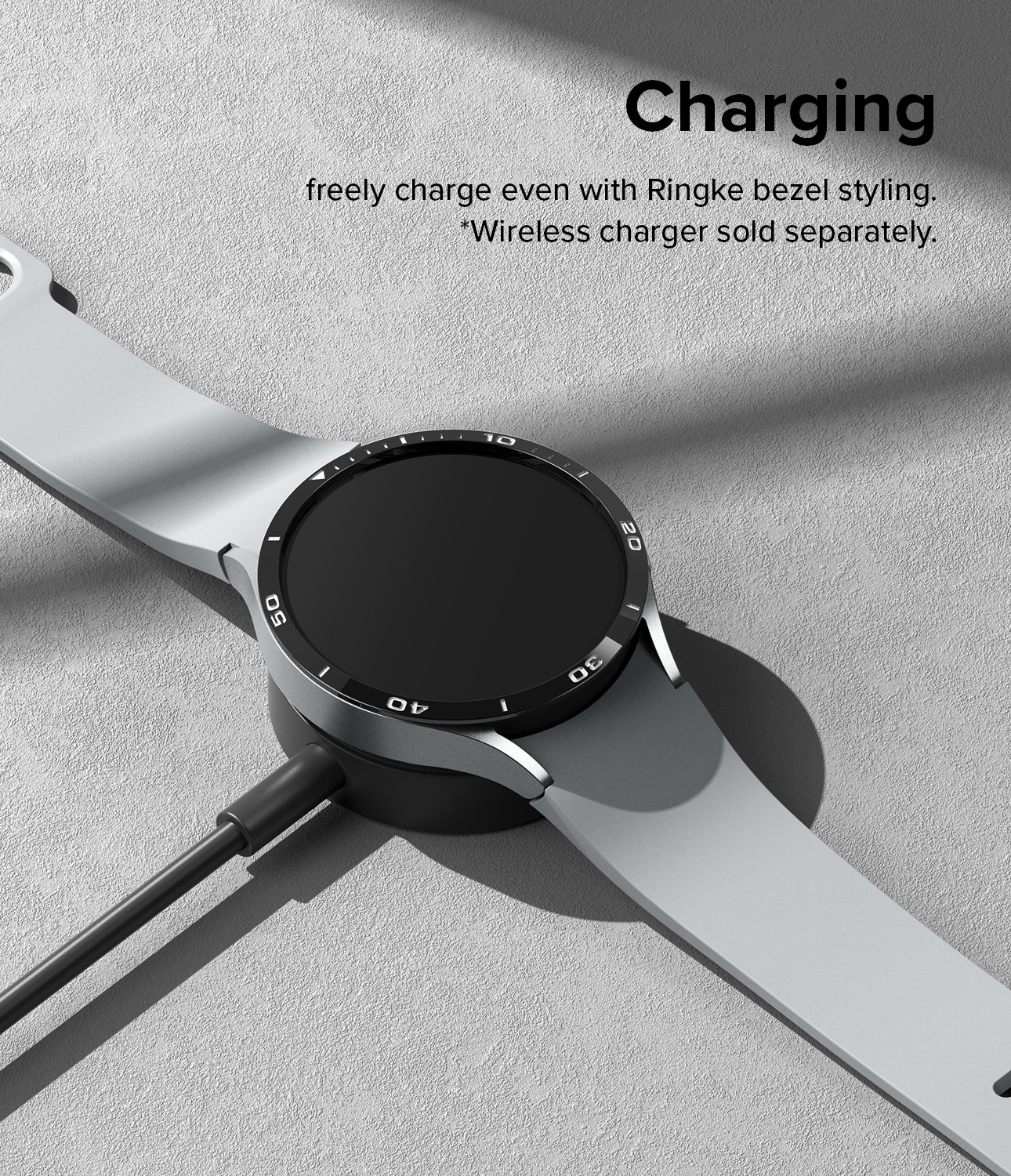 Bezel Styling Samsung Galaxy Watch 6 44mm Schwarz