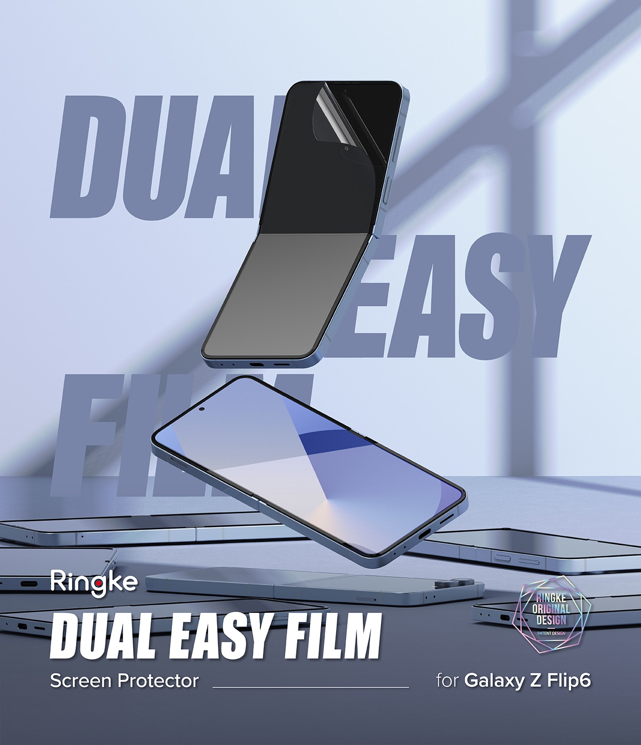 Dual Easy Screen Protector (2 Stück) Samsung Galaxy Z Flip 6