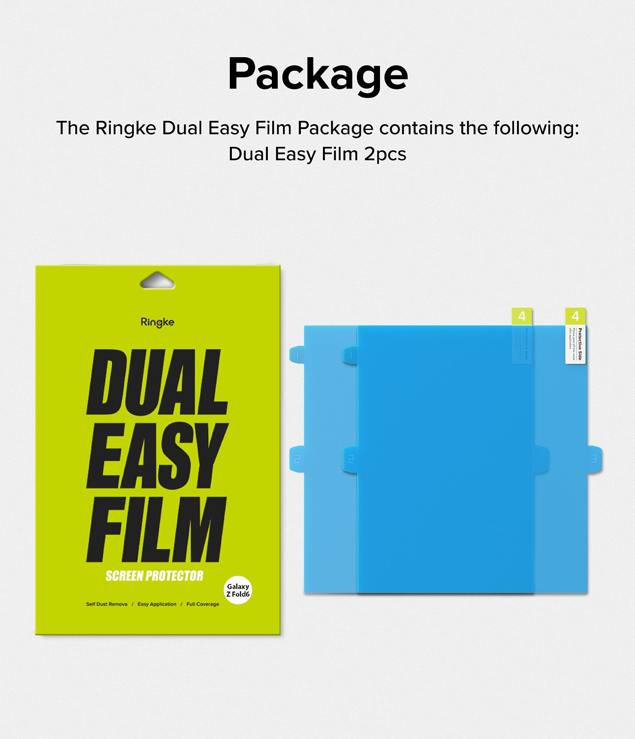 Dual Easy Screen Protector (2 Stück) Samsung Galaxy Z Fold 6