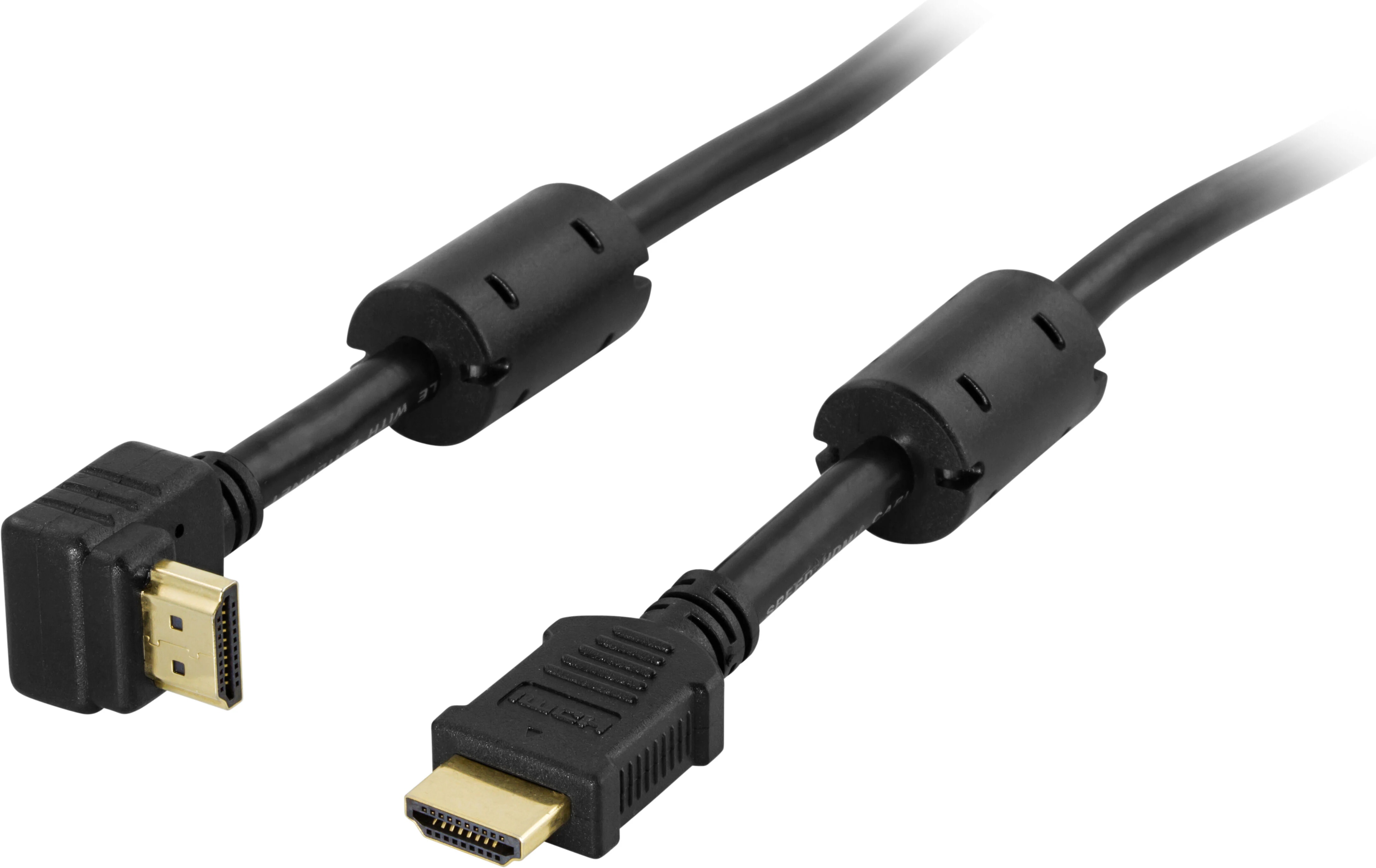 Gewinkelter HDMI-High-Speed-Kabel mit Ethernet 5m