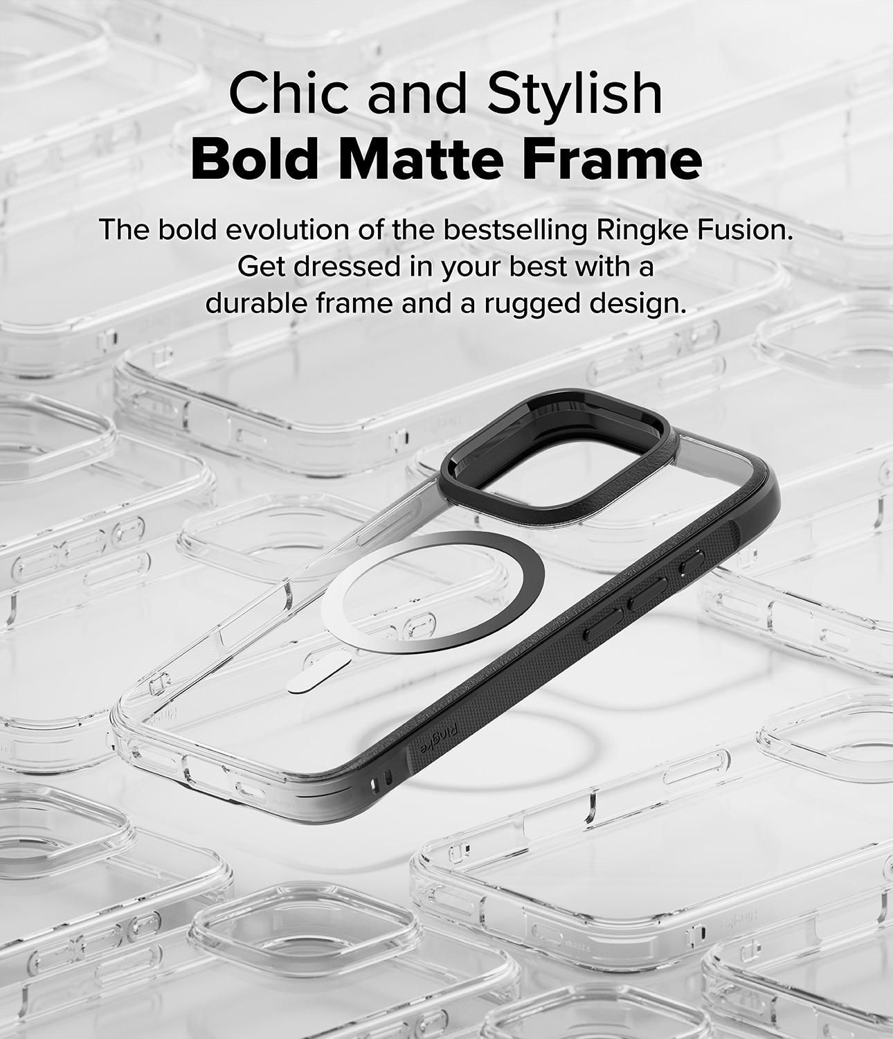 Fusion Bold Magnetic MagSafe Case iPhone 16 Pro Max Black