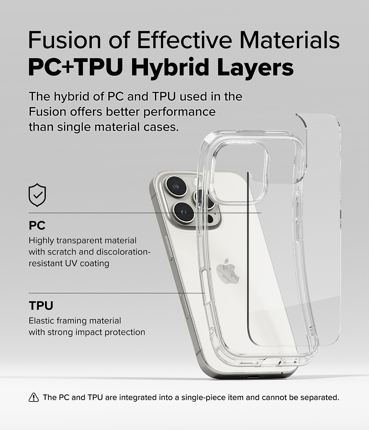 Fusion Case iPhone 16 Pro Max Clear