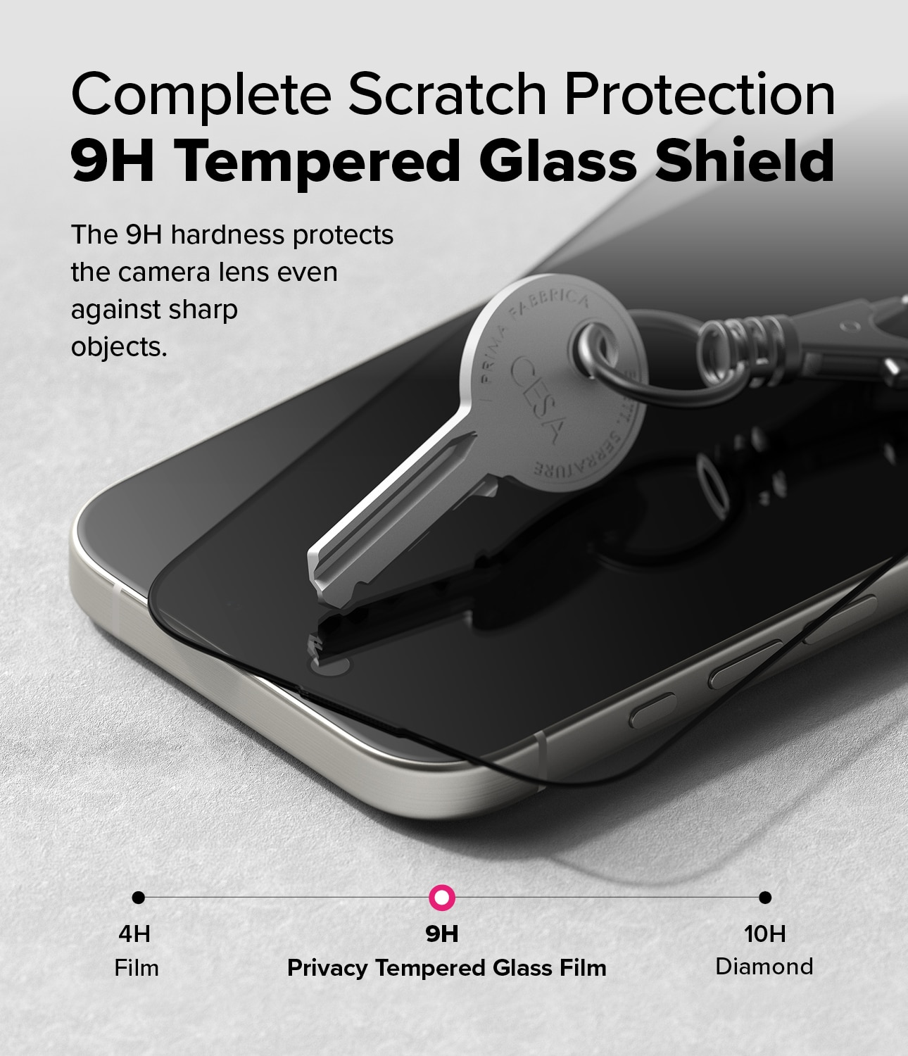 Easy Slide Privacy Glass (2 Stück) iPhone 16 Pro Max