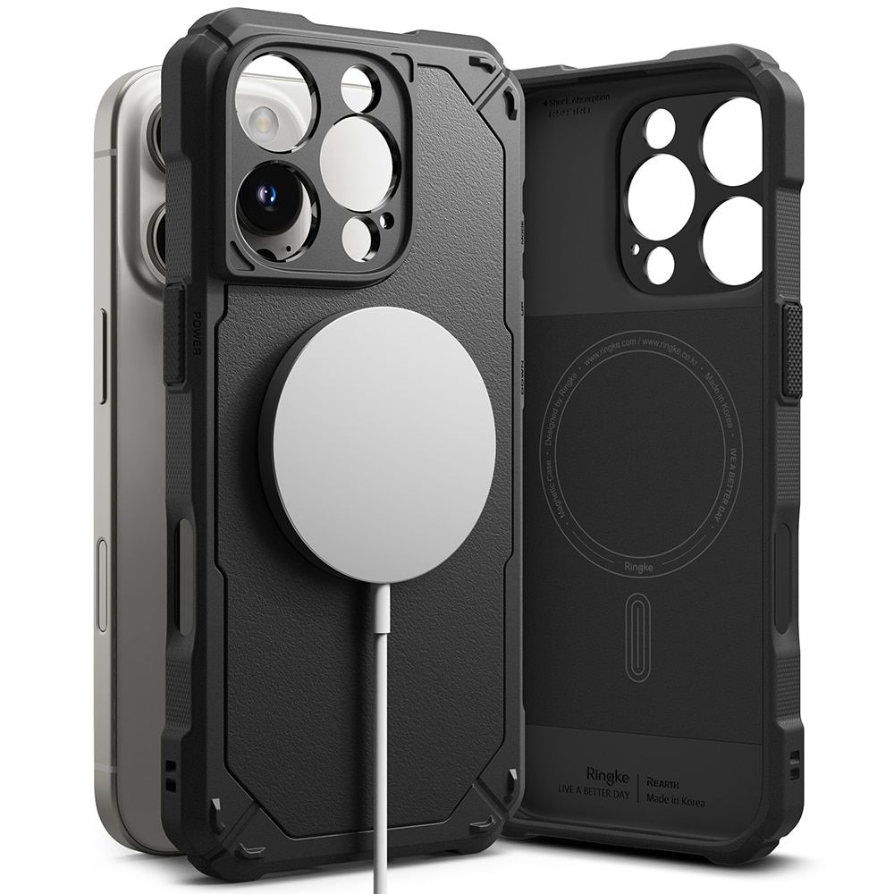 Rugged Gear Magnetic Case iPhone 16 Pro Max Black