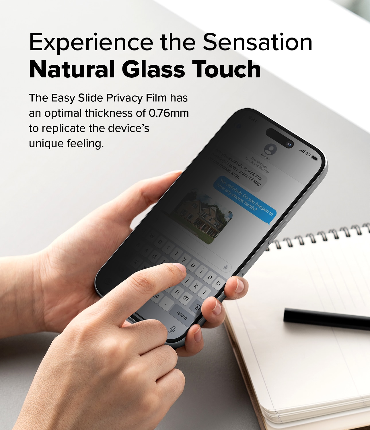 Easy Slide Privacy Glass (2 Stück) iPhone 16 Plus