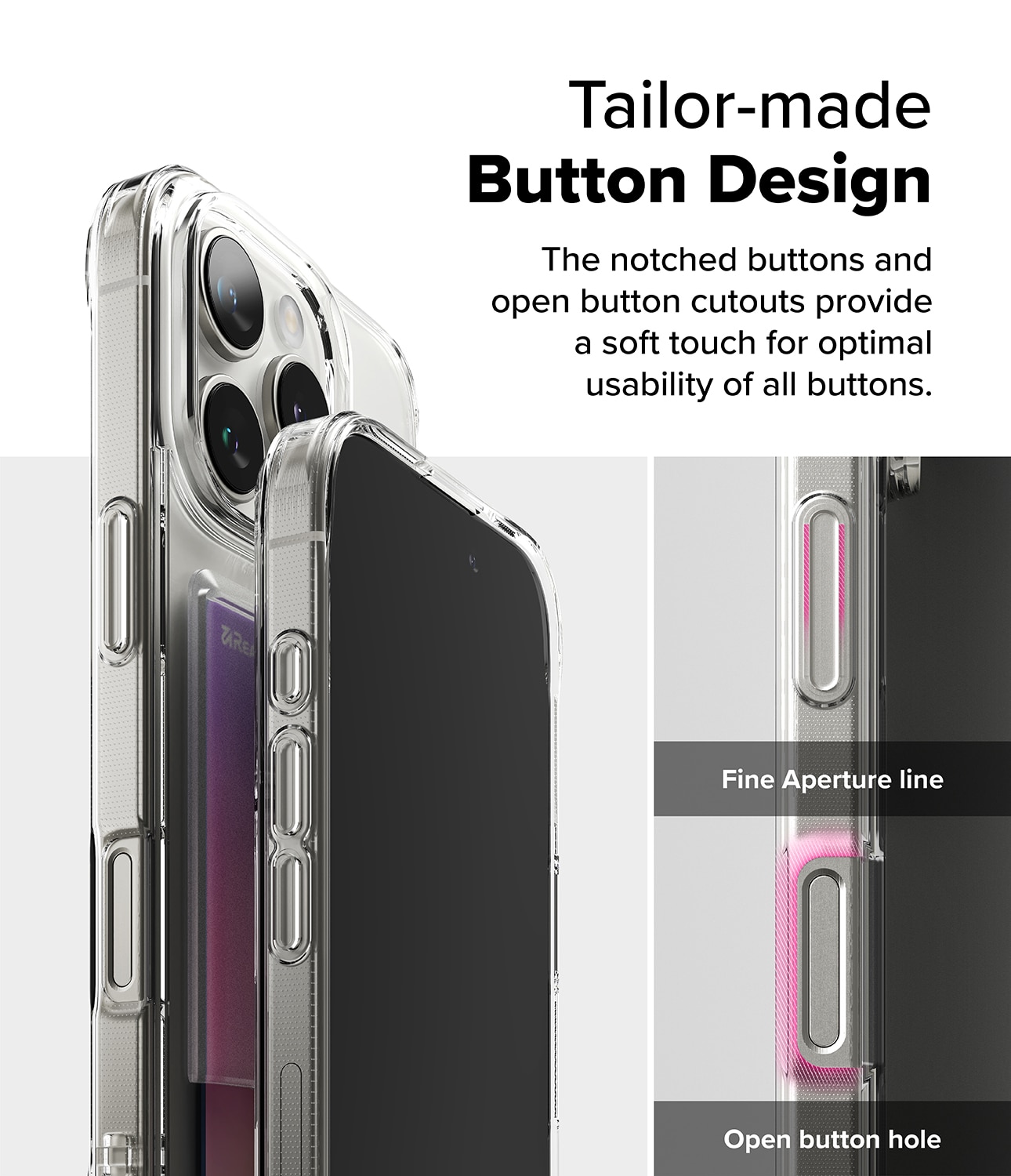 Fusion Card Case iPhone 16 Plus Clear