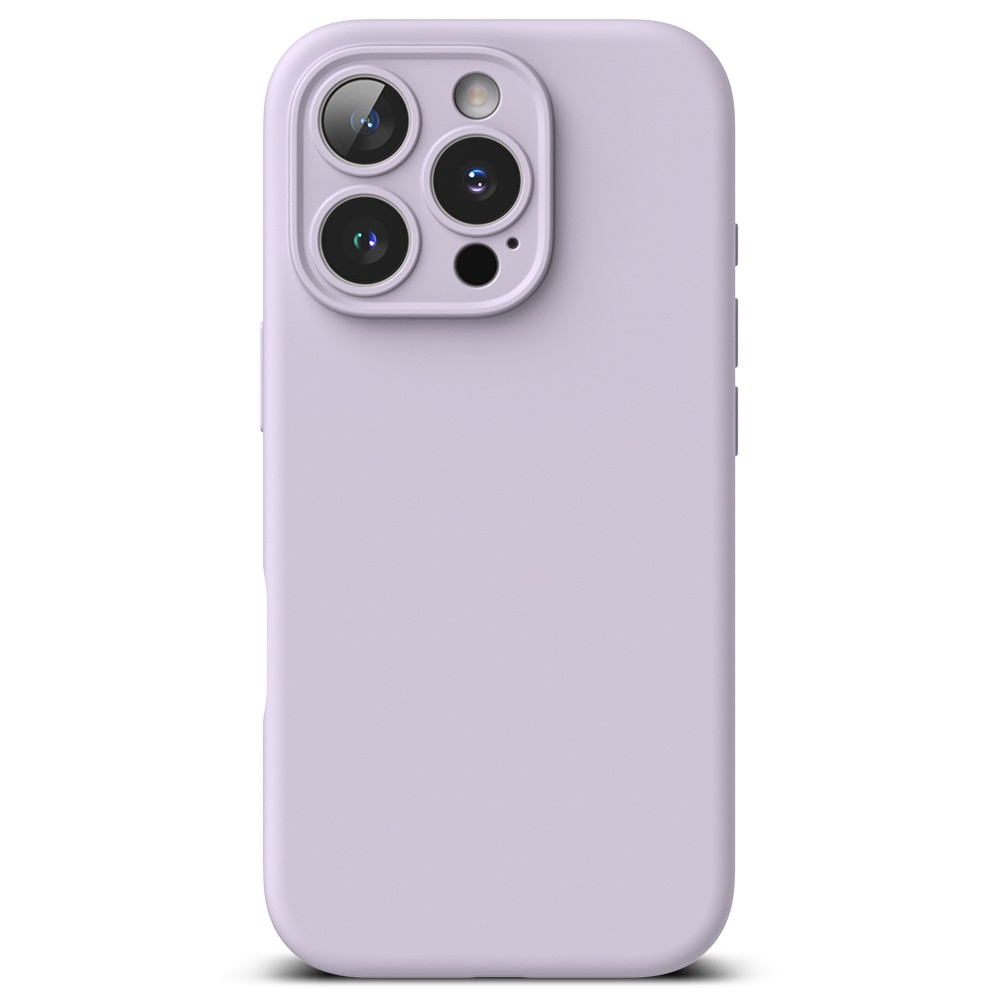 Silicone Magnetic Case iPhone 16 Pro Light Purple