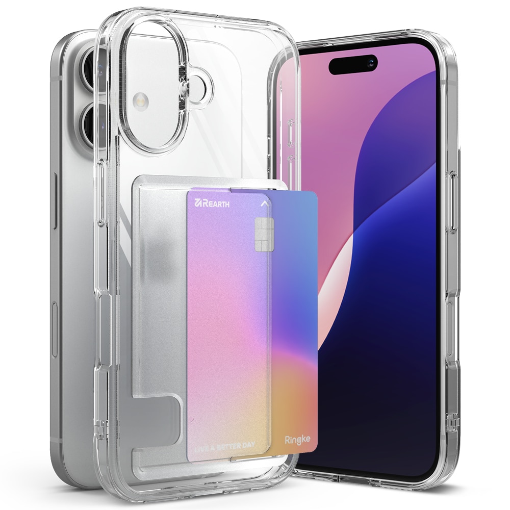 Fusion Card Case iPhone 16 Clear