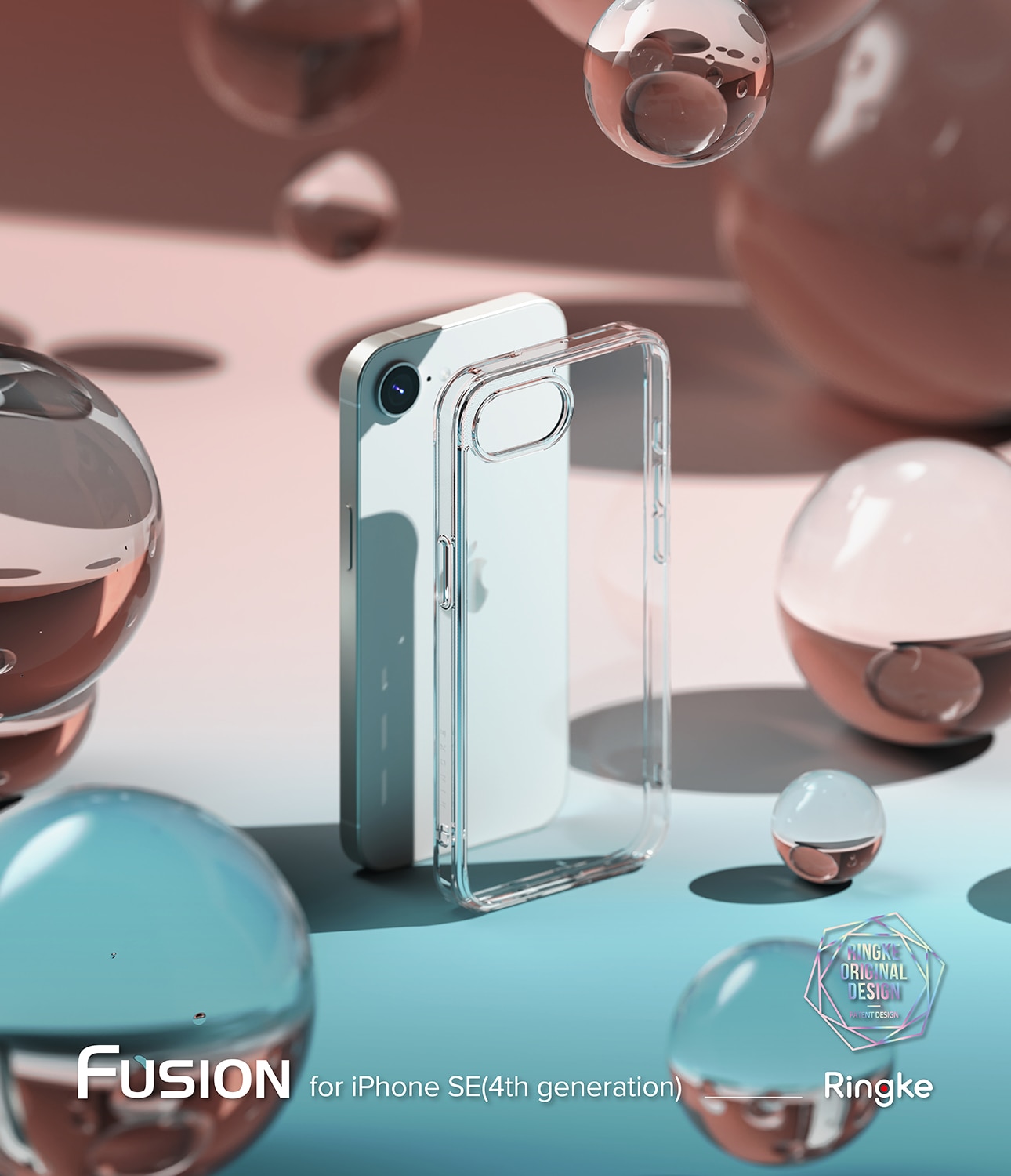 Fusion Case iPhone SE 4 Clear