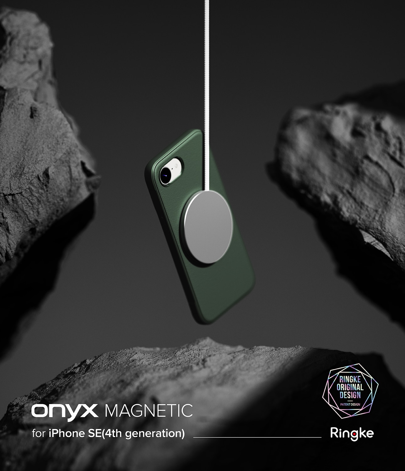 Onyx Magnetic Case iPhone 16e Dark Green