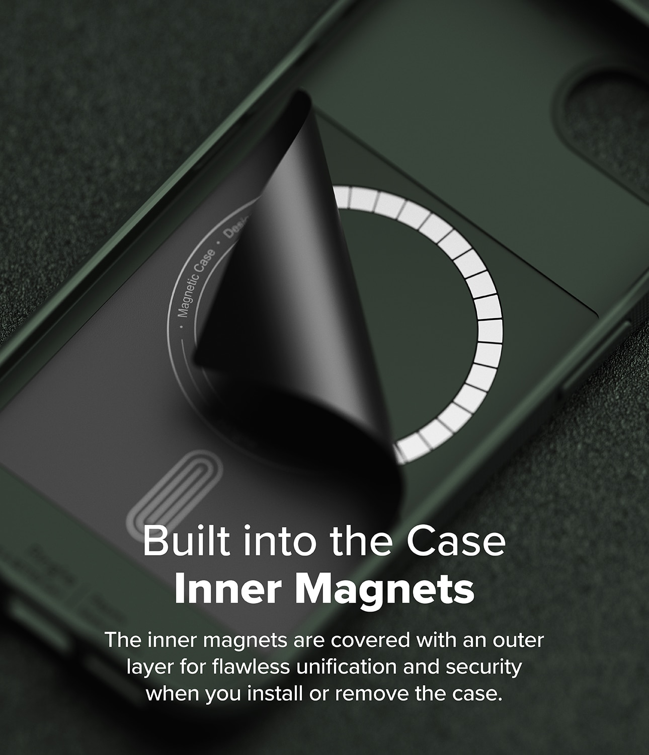 Onyx Magnetic Case iPhone 16e Dark Green