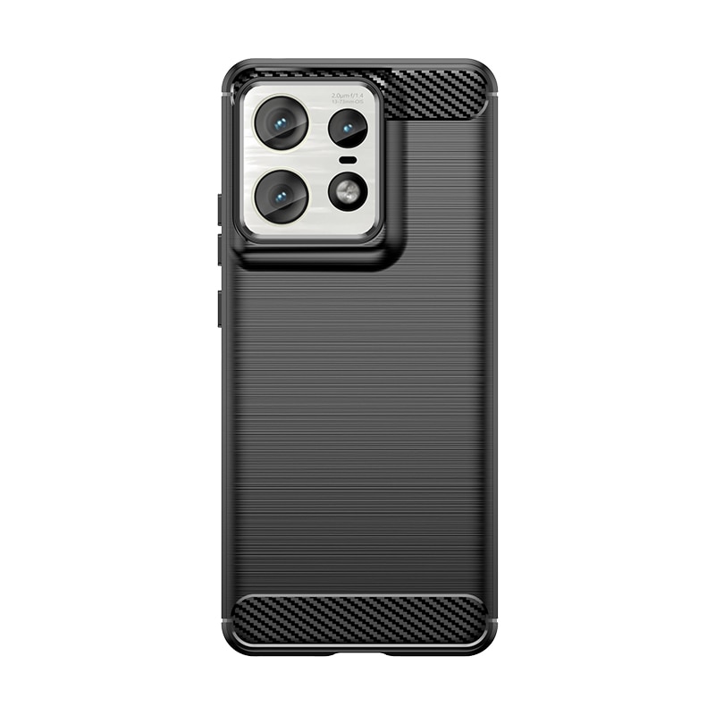 Motorola Edge 50 Pro Hülle TPU Brushed Black