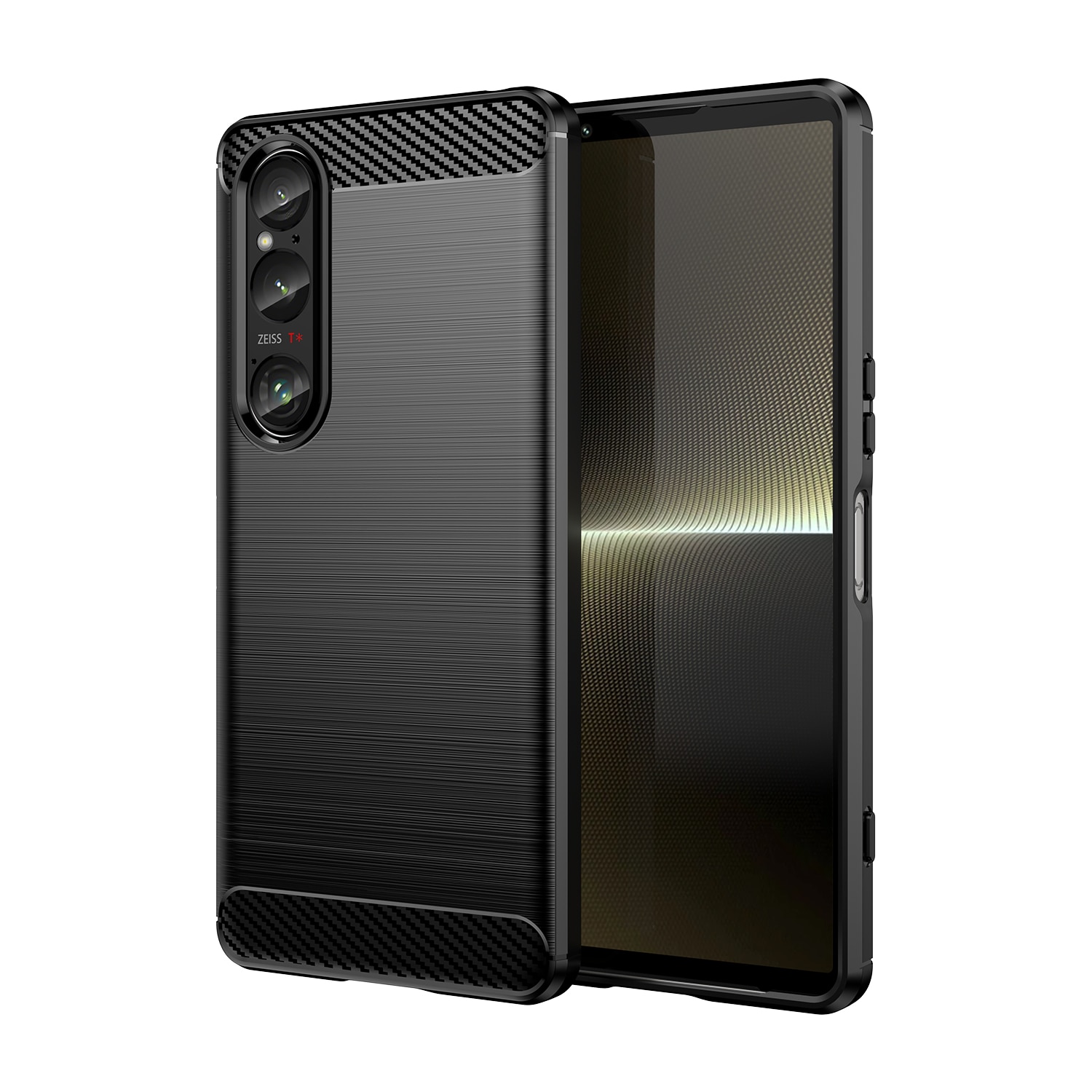 Sony Xperia 1 VI Hülle TPU Brushed Black