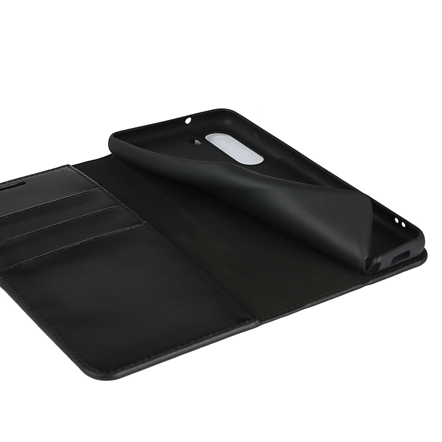 Samsung Galaxy S21 Handytasche aus Echtem Leder schwarz