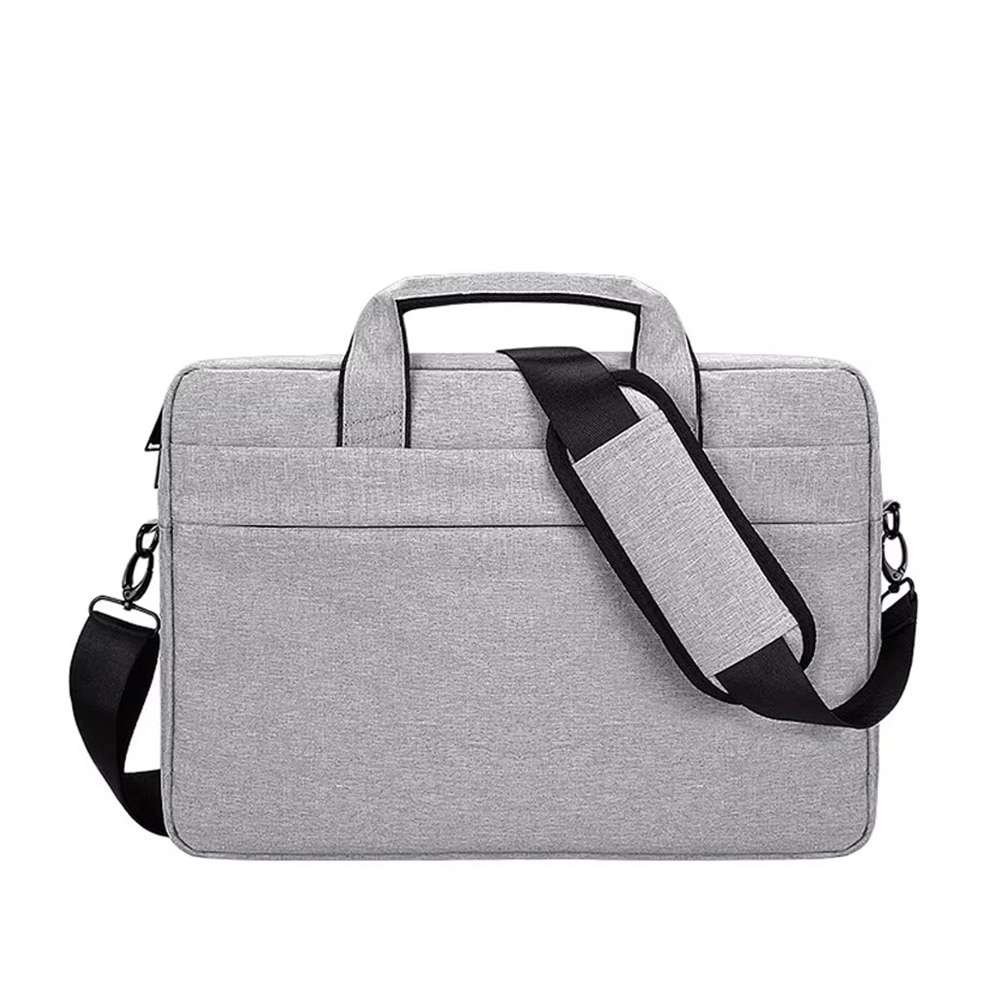 Laptoptasche mit Schultergurt up to 13,3" hellgrau