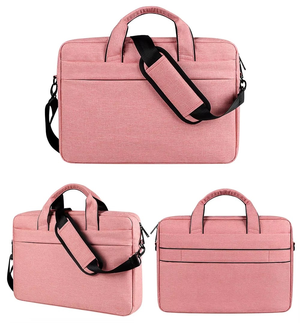 Laptoptasche mit Schultergurt up to 13,3" rosa