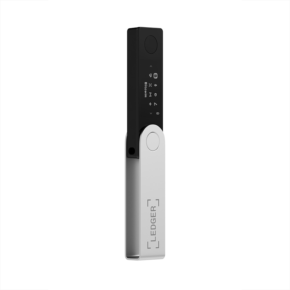 Nano X Crypto Hardware Wallet schwarz