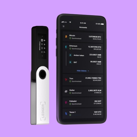 Nano S Plus Crypto Hardware Wallet schwarz