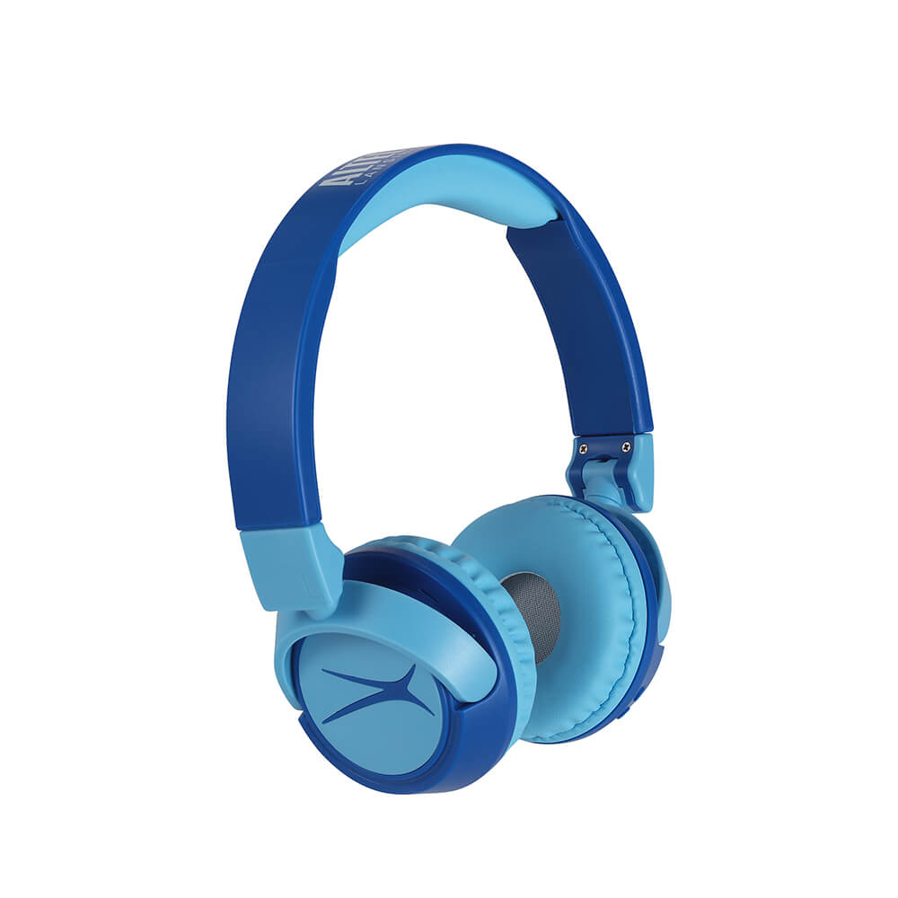 Kabellose On-Ear Kinderkopfhörer 2-in-1 blau