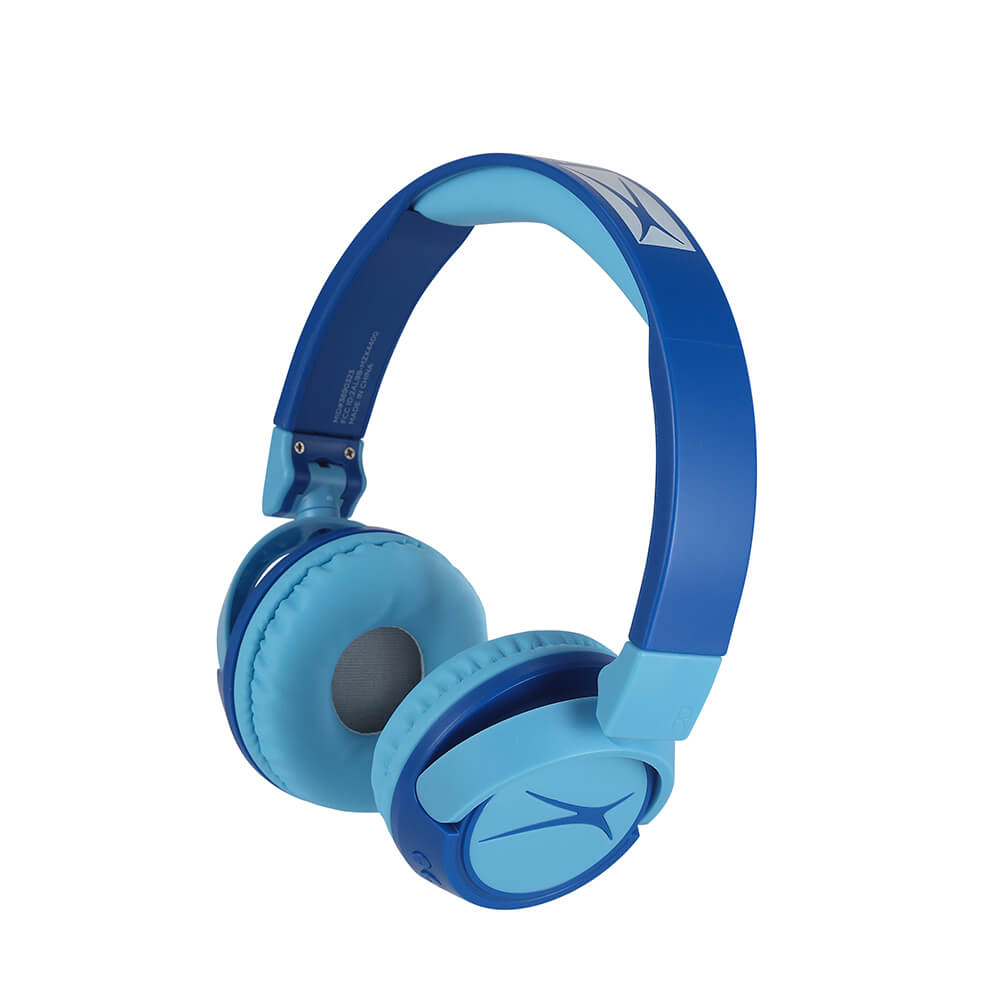 Kabellose On-Ear Kinderkopfhörer 2-in-1 blau