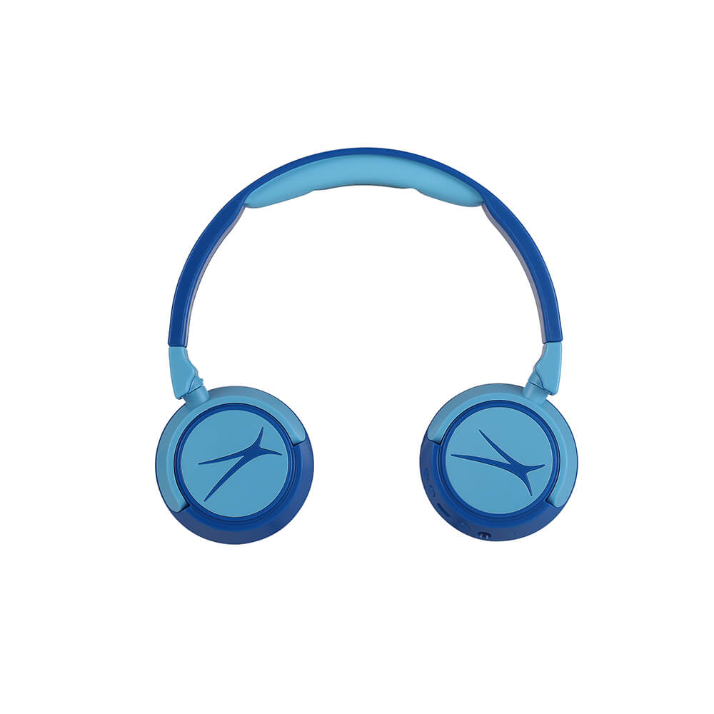 Kabellose On-Ear Kinderkopfhörer 2-in-1 blau