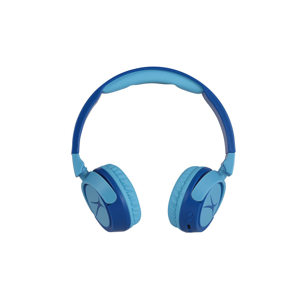 Kabellose On-Ear Kinderkopfhörer 2-in-1 blau